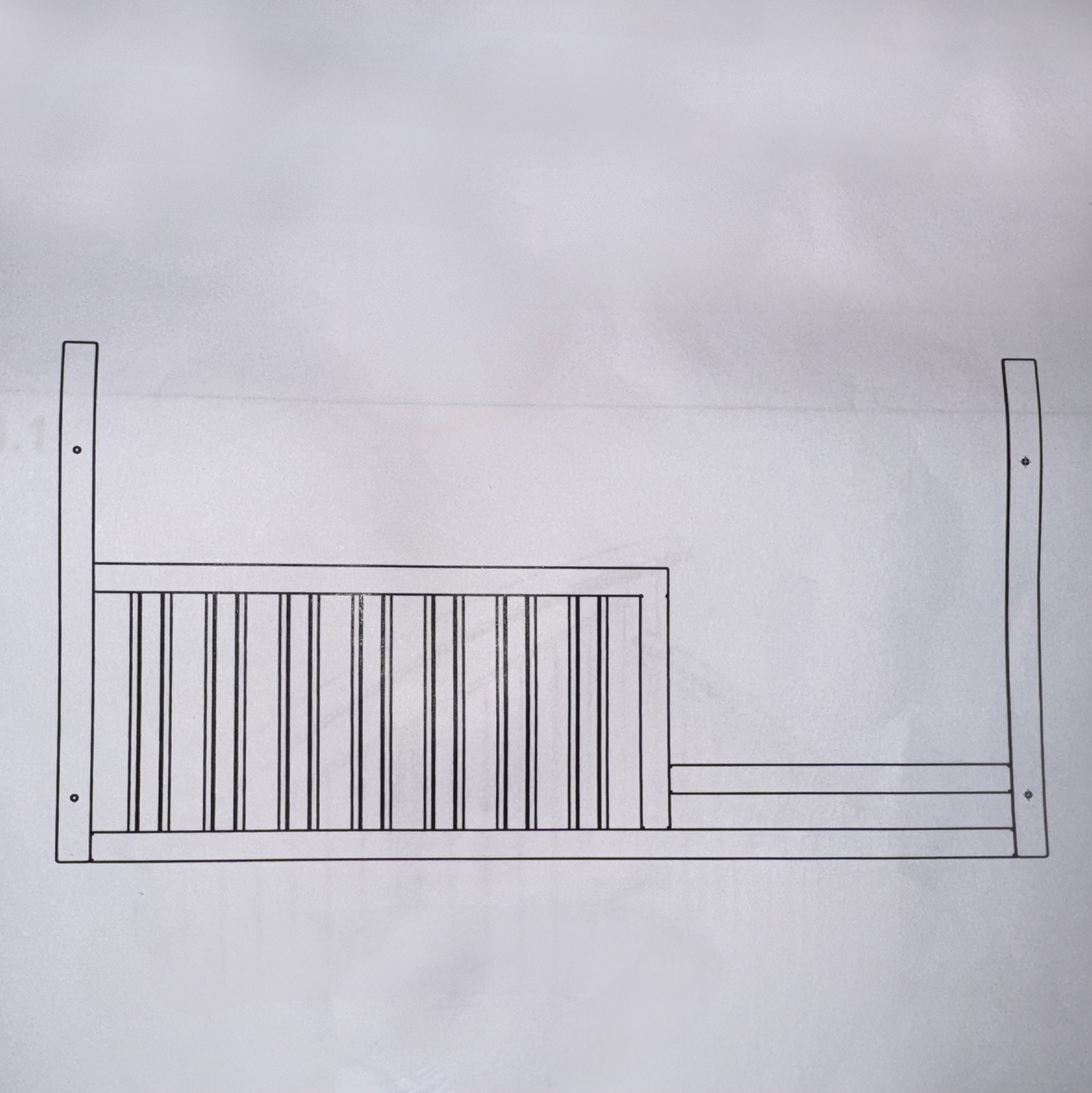 Munire Rockport Pecan 1475 Todder Guard Rail