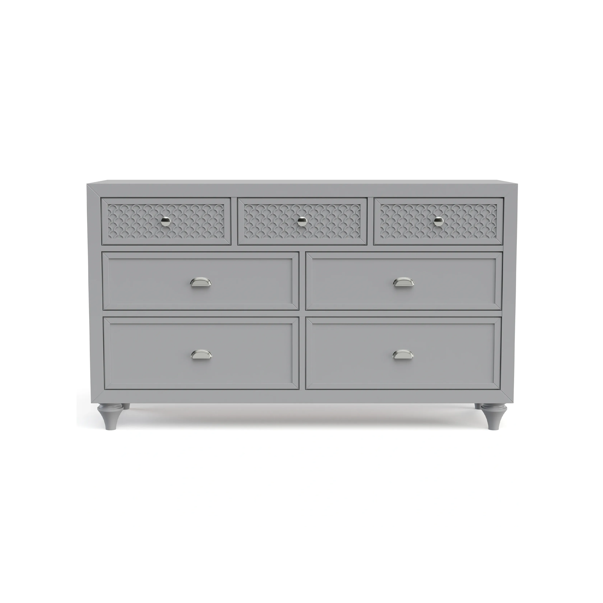 Amanda 7 Drawer Double Dresser - Tots to Teens Furniture