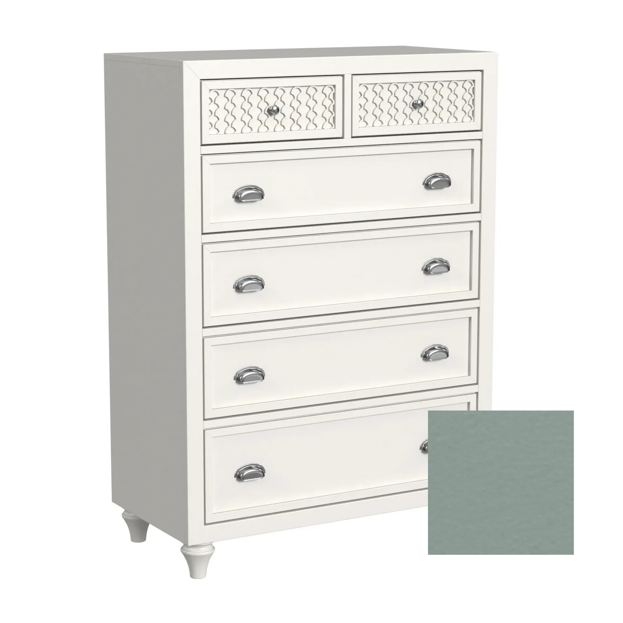 Amanda 6 Drawer Chest - Tots to Teens Furniture