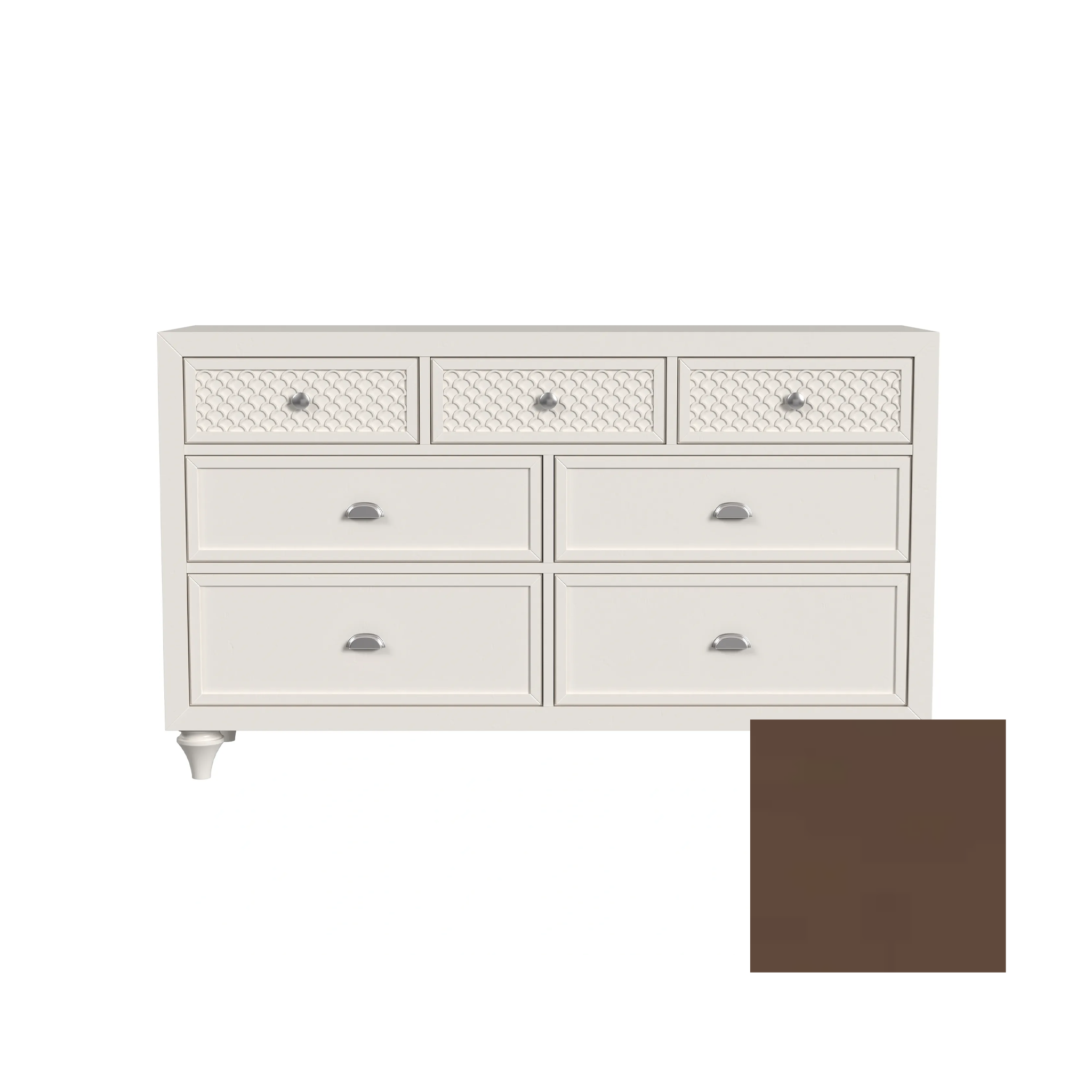 Amanda 7 Drawer Double Dresser - Tots to Teens Furniture
