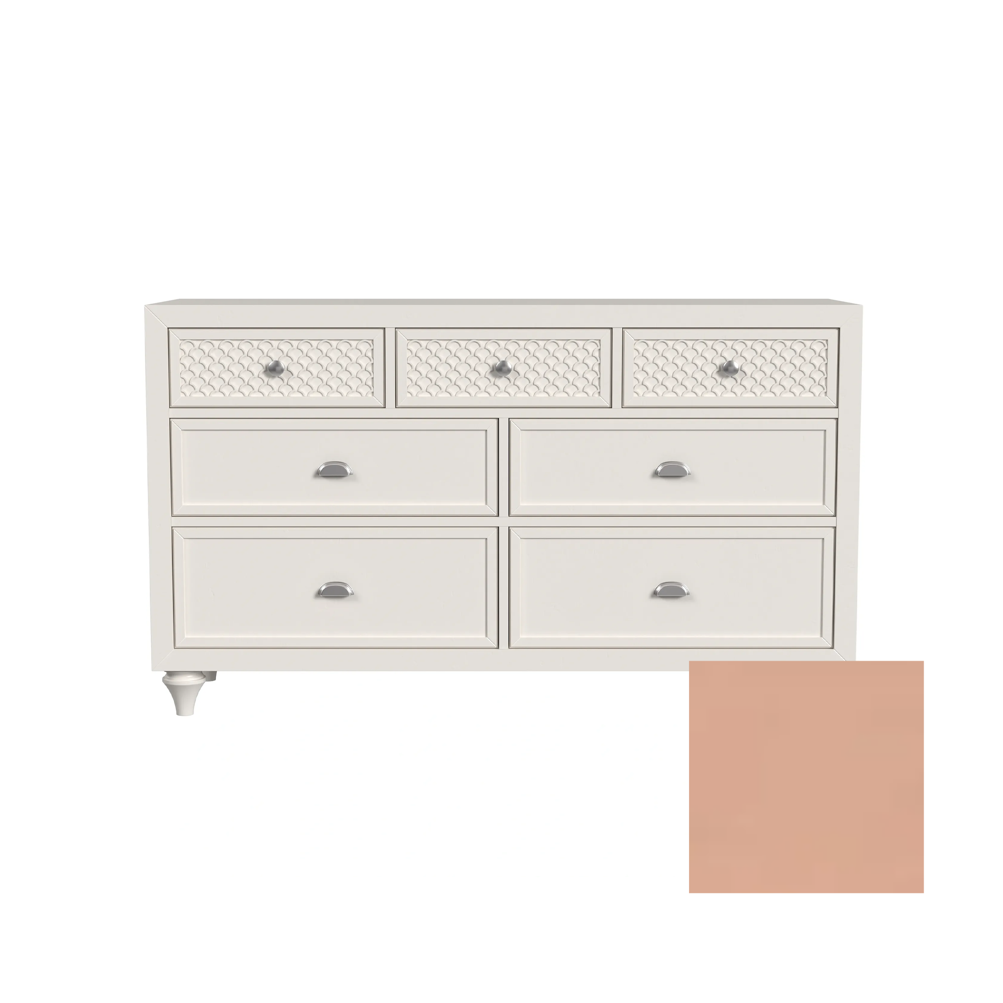 Amanda 7 Drawer Double Dresser - Tots to Teens Furniture
