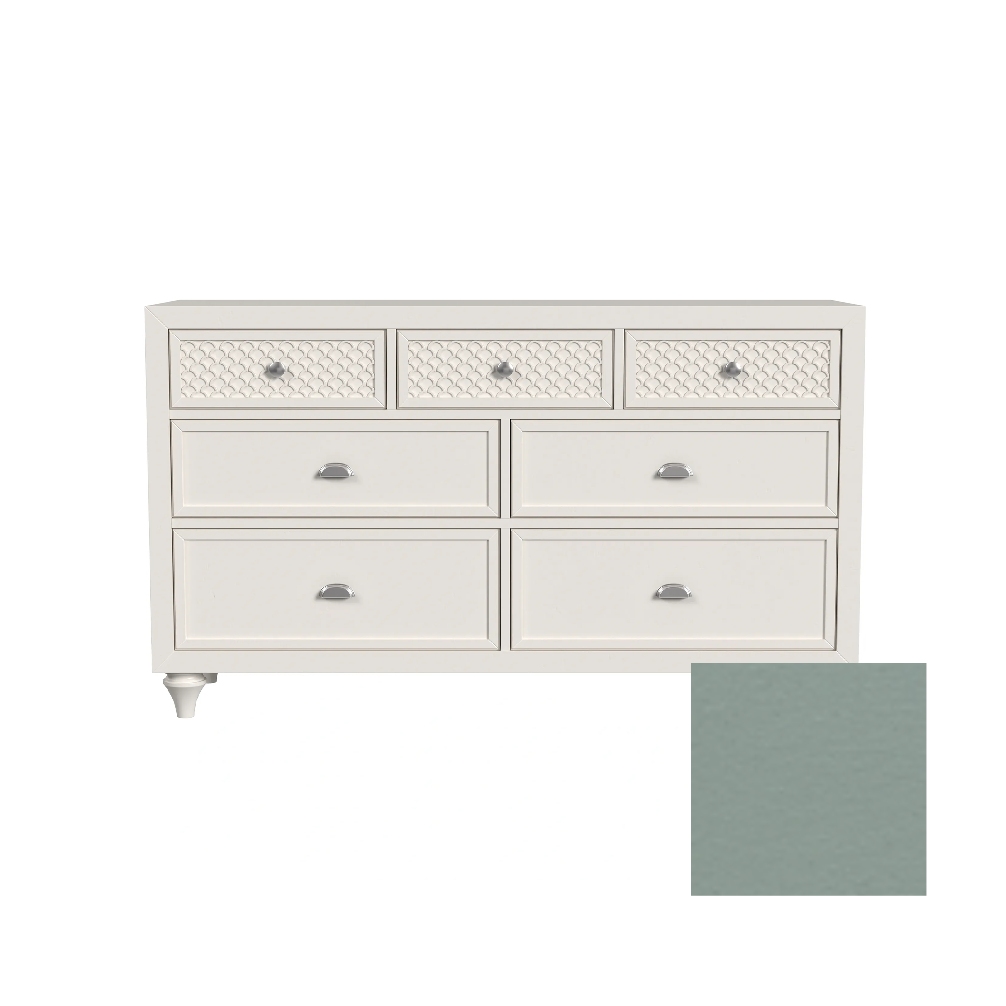 Amanda 7 Drawer Double Dresser - Tots to Teens Furniture