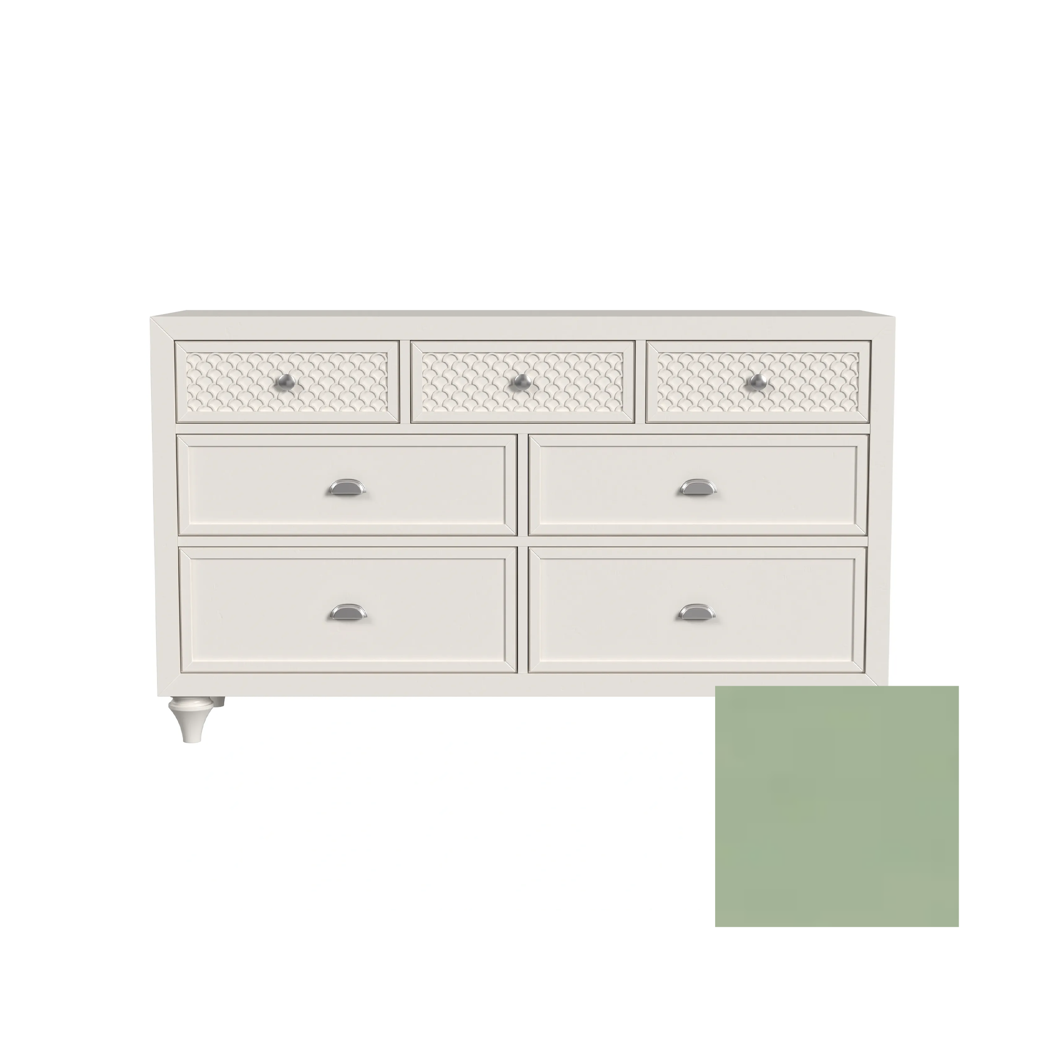 Amanda 7 Drawer Double Dresser - Tots to Teens Furniture