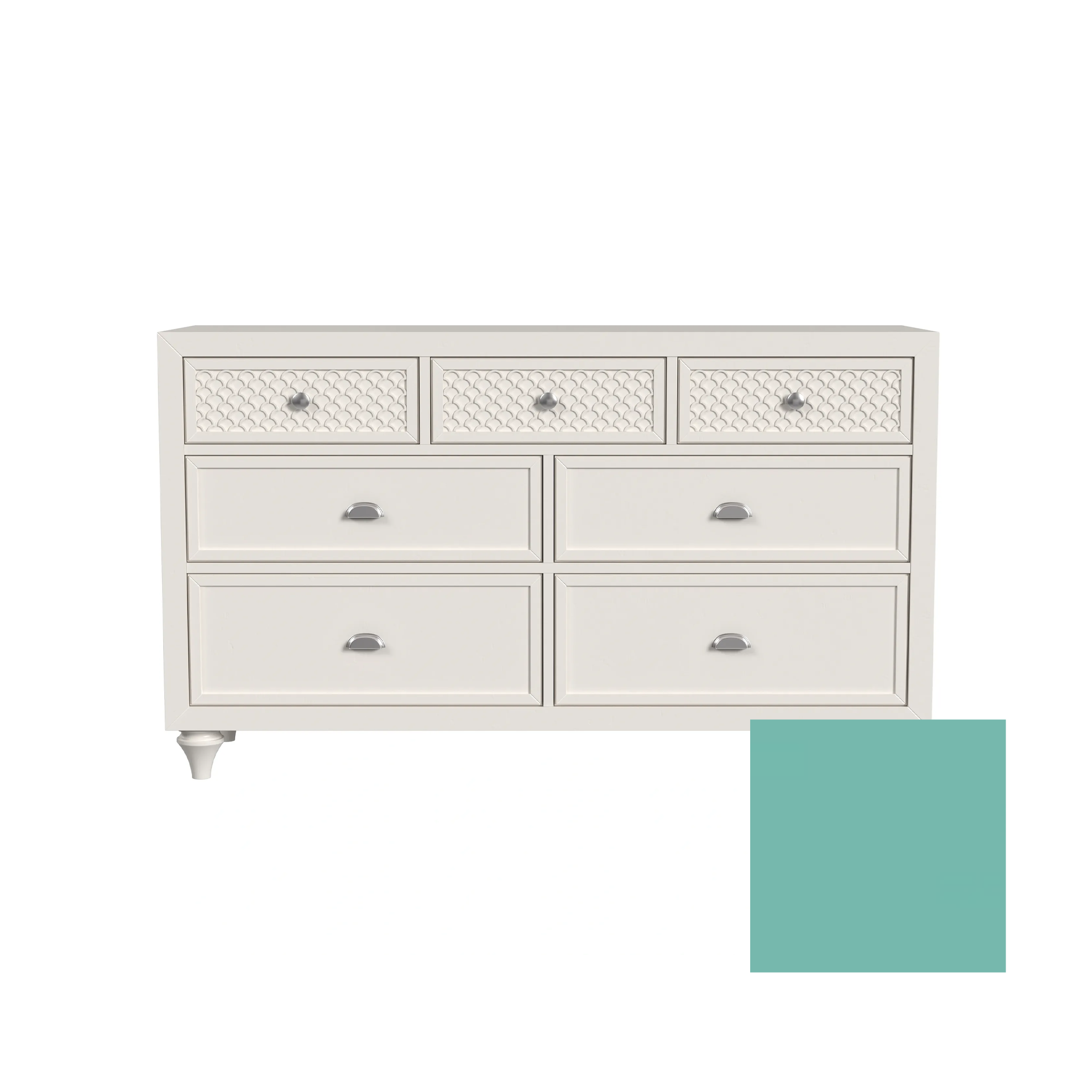 Amanda 7 Drawer Double Dresser - Tots to Teens Furniture