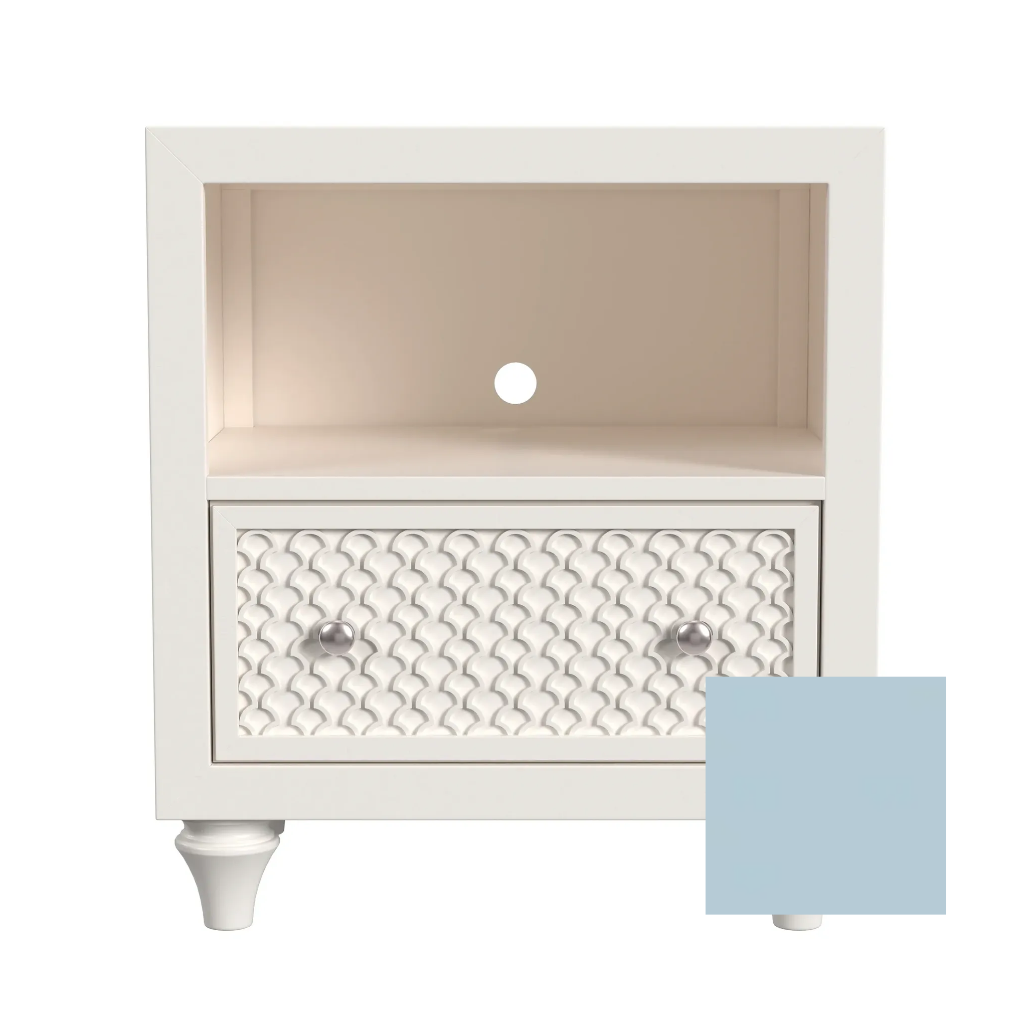 Amanda 1 Drawer Nightstand - Tots to Teens Furniture