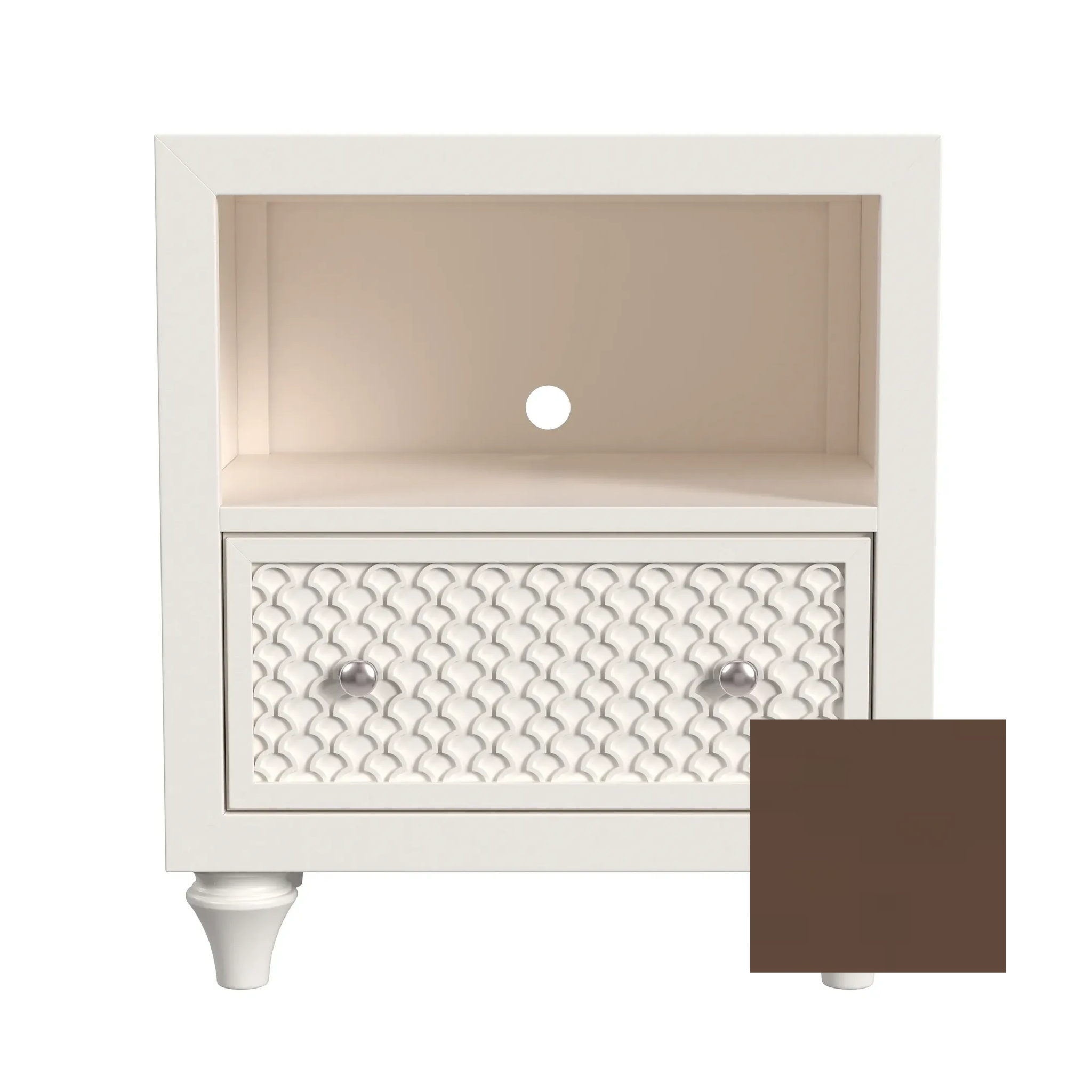 Amanda 1 Drawer Nightstand - Tots to Teens Furniture