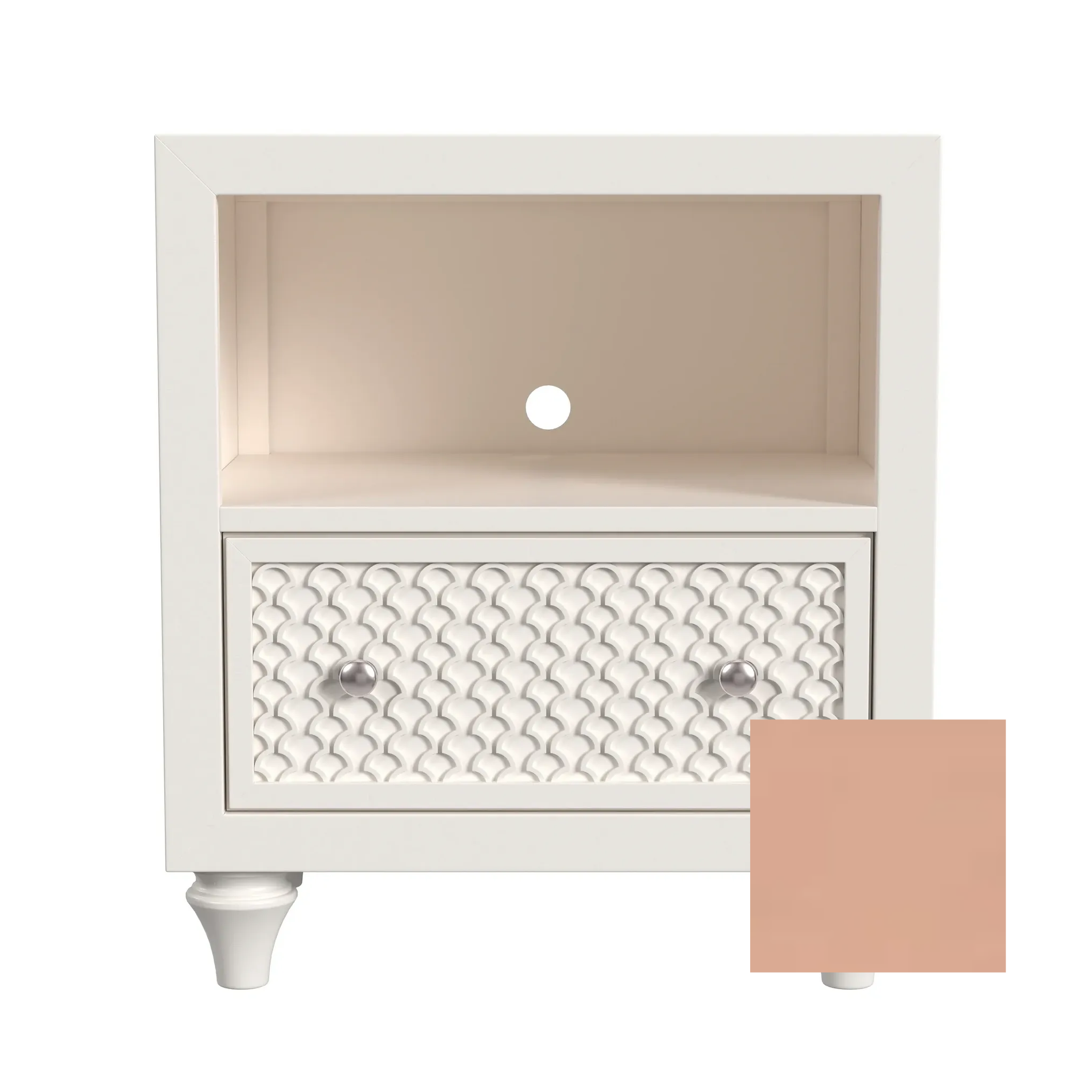 Amanda 1 Drawer Nightstand - Tots to Teens Furniture