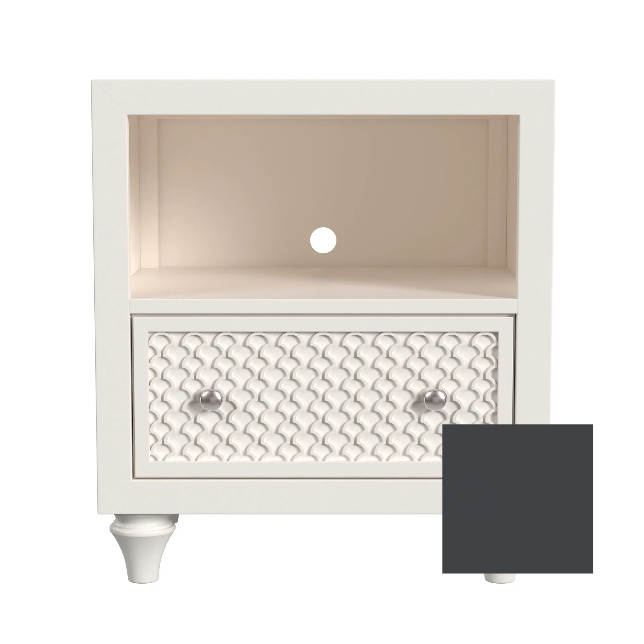 Amanda 1 Drawer Nightstand - Tots to Teens Furniture