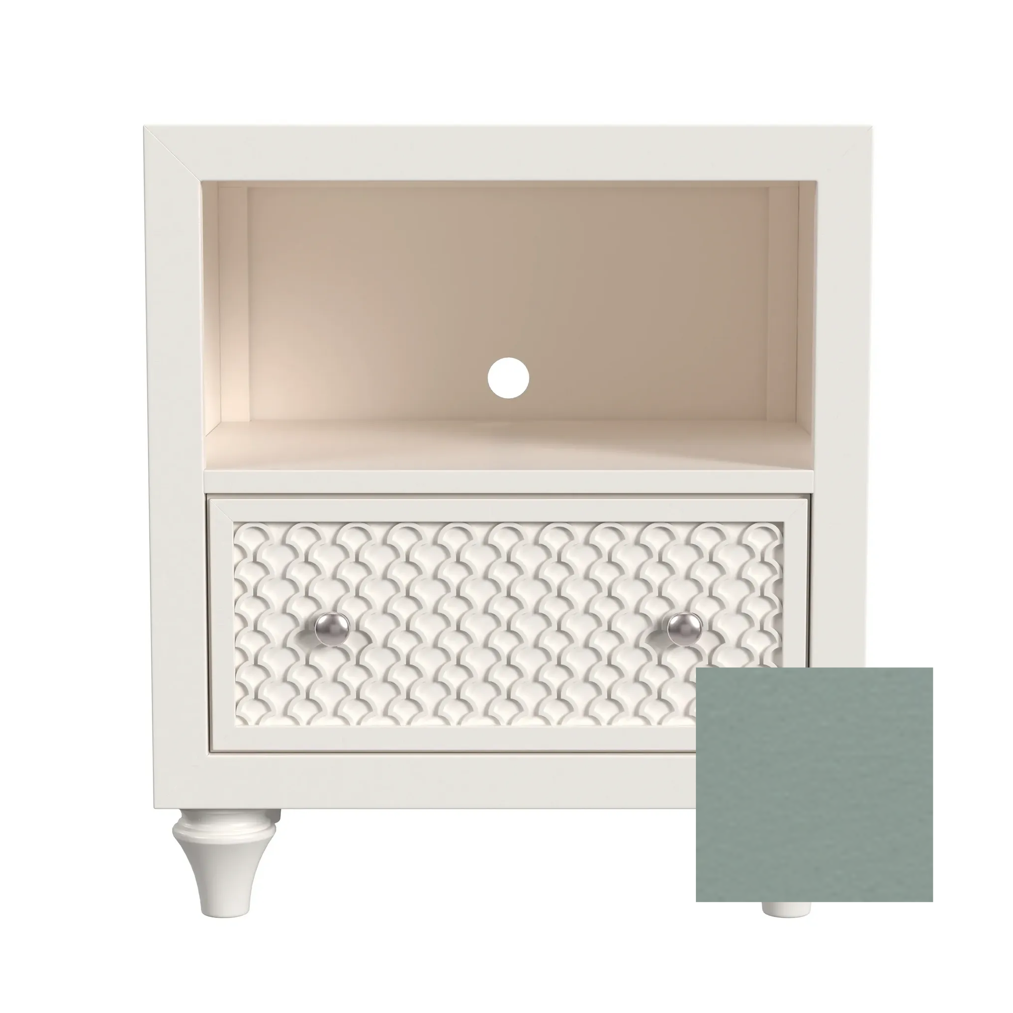 Amanda 1 Drawer Nightstand - Tots to Teens Furniture