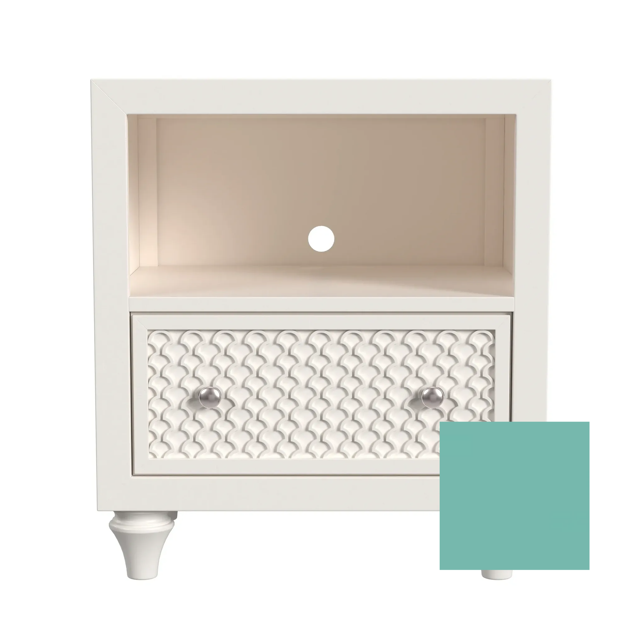 Amanda 1 Drawer Nightstand - Tots to Teens Furniture