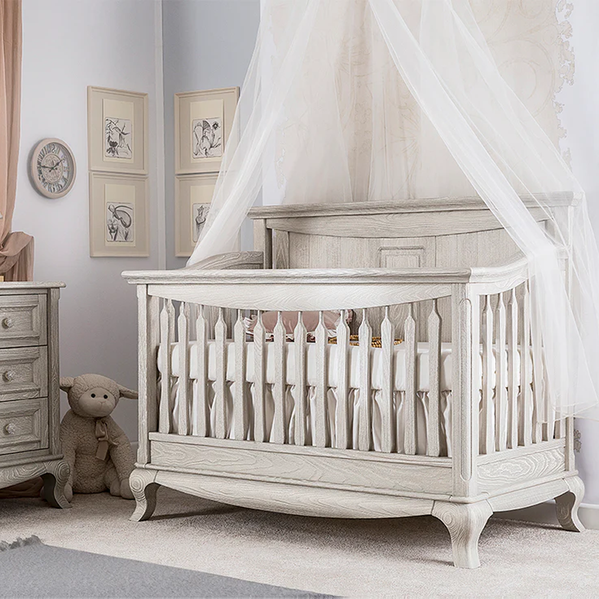 Antonio Convertible Crib with Solid Panel - Tots to Teens Furniture