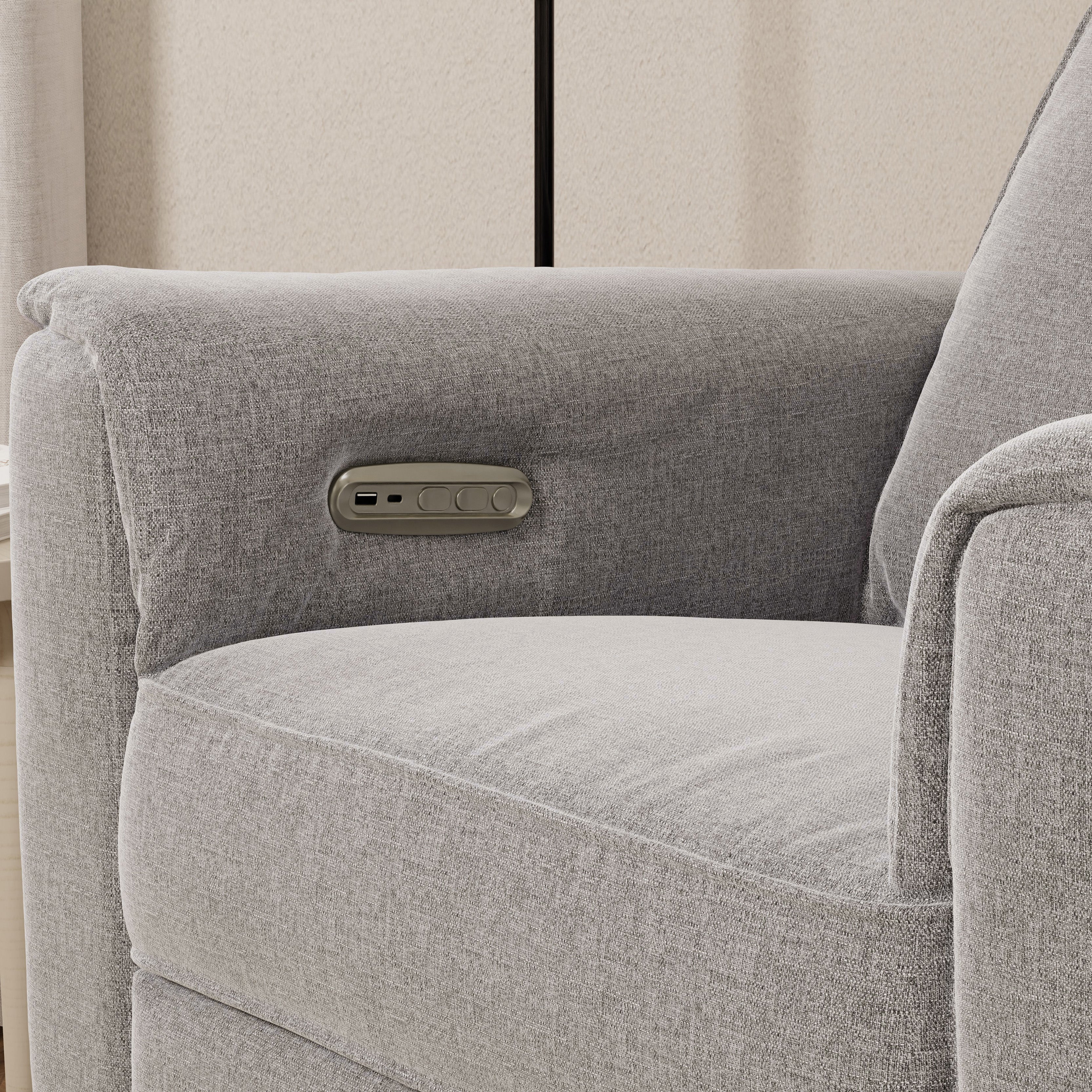 Namesake Willa Power Recliner w/ Adjustable Headrest - Tots to Teens Furniture