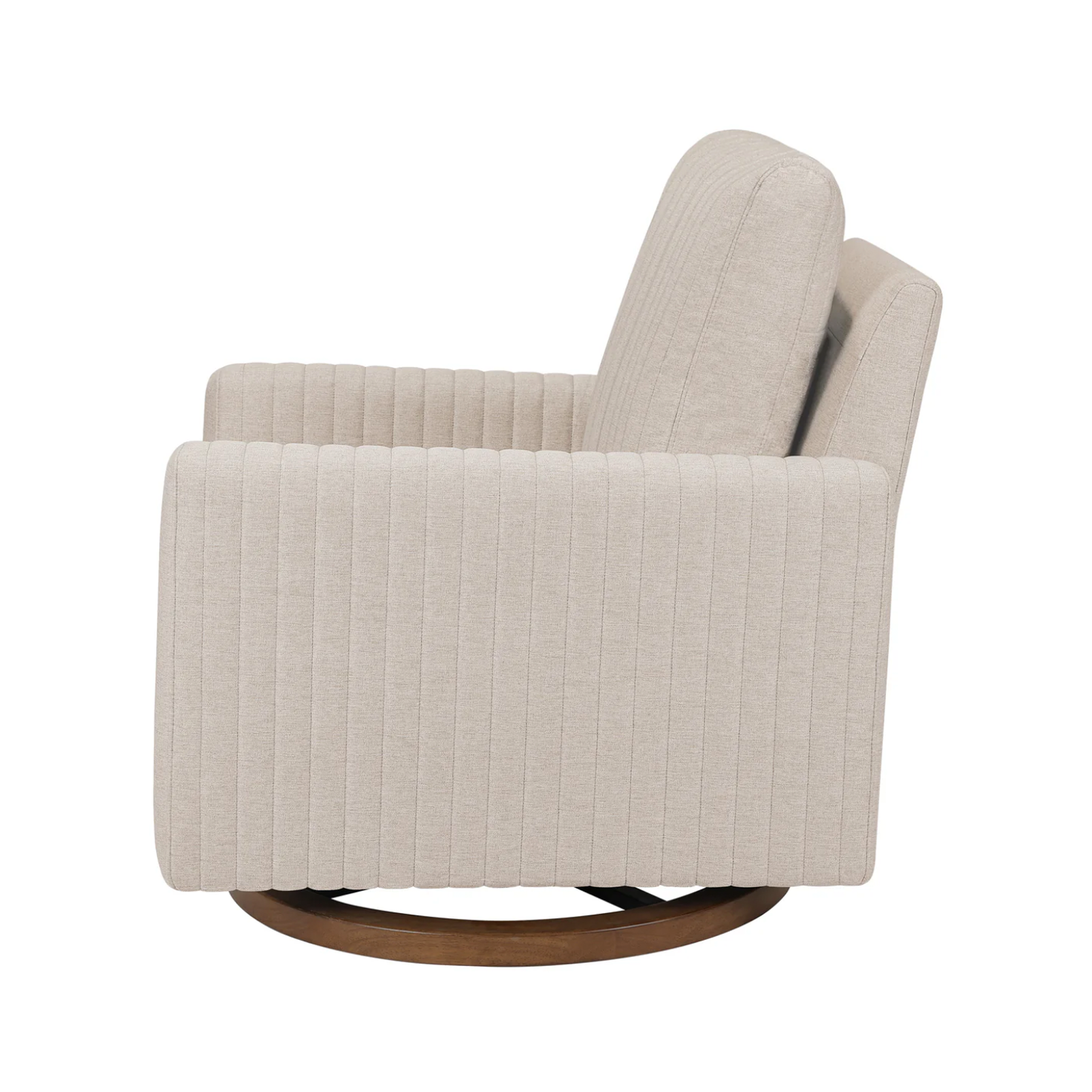 Poe Channeled Swivel Glider - Tots to Teens Furniture