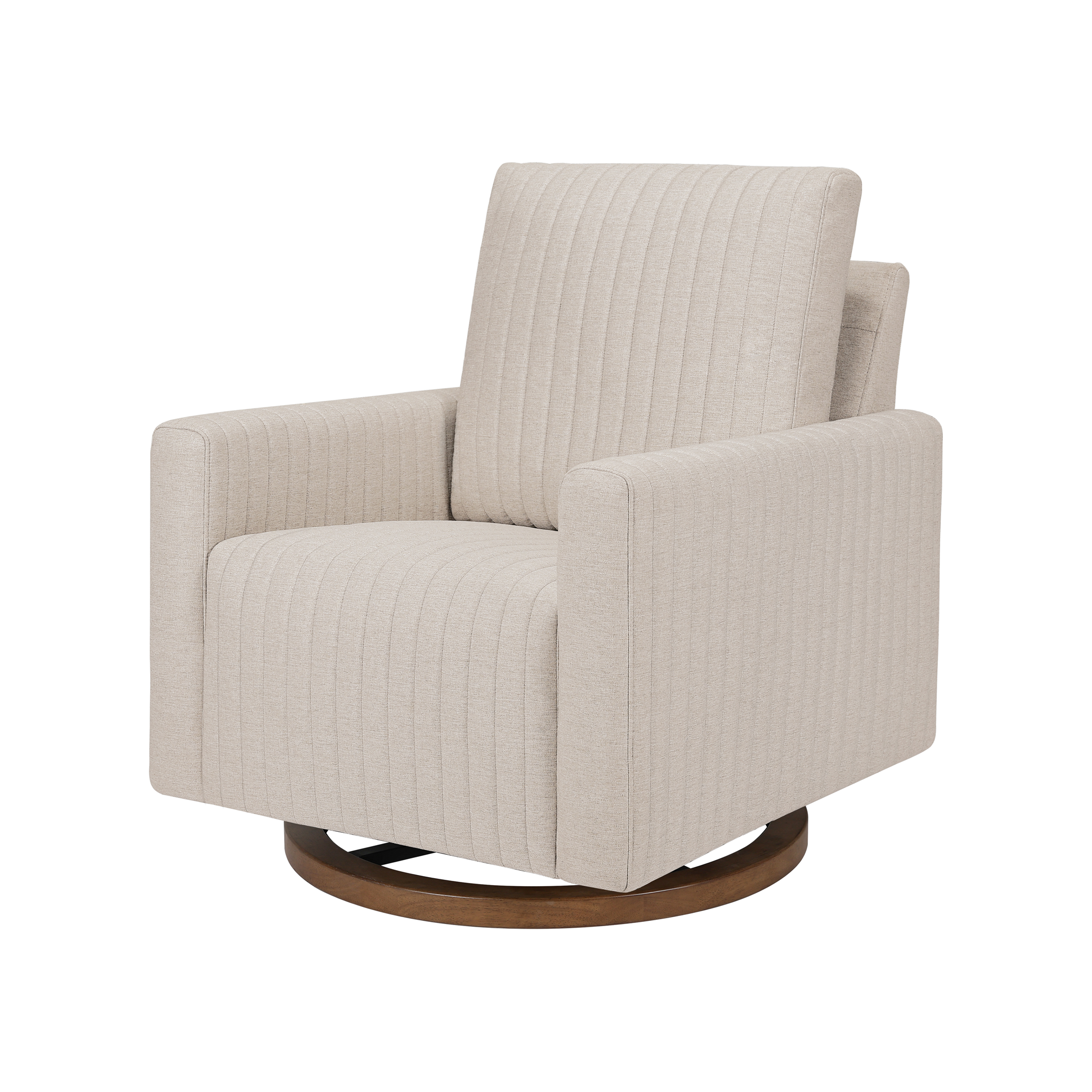 Poe Channeled Swivel Glider - Tots to Teens Furniture