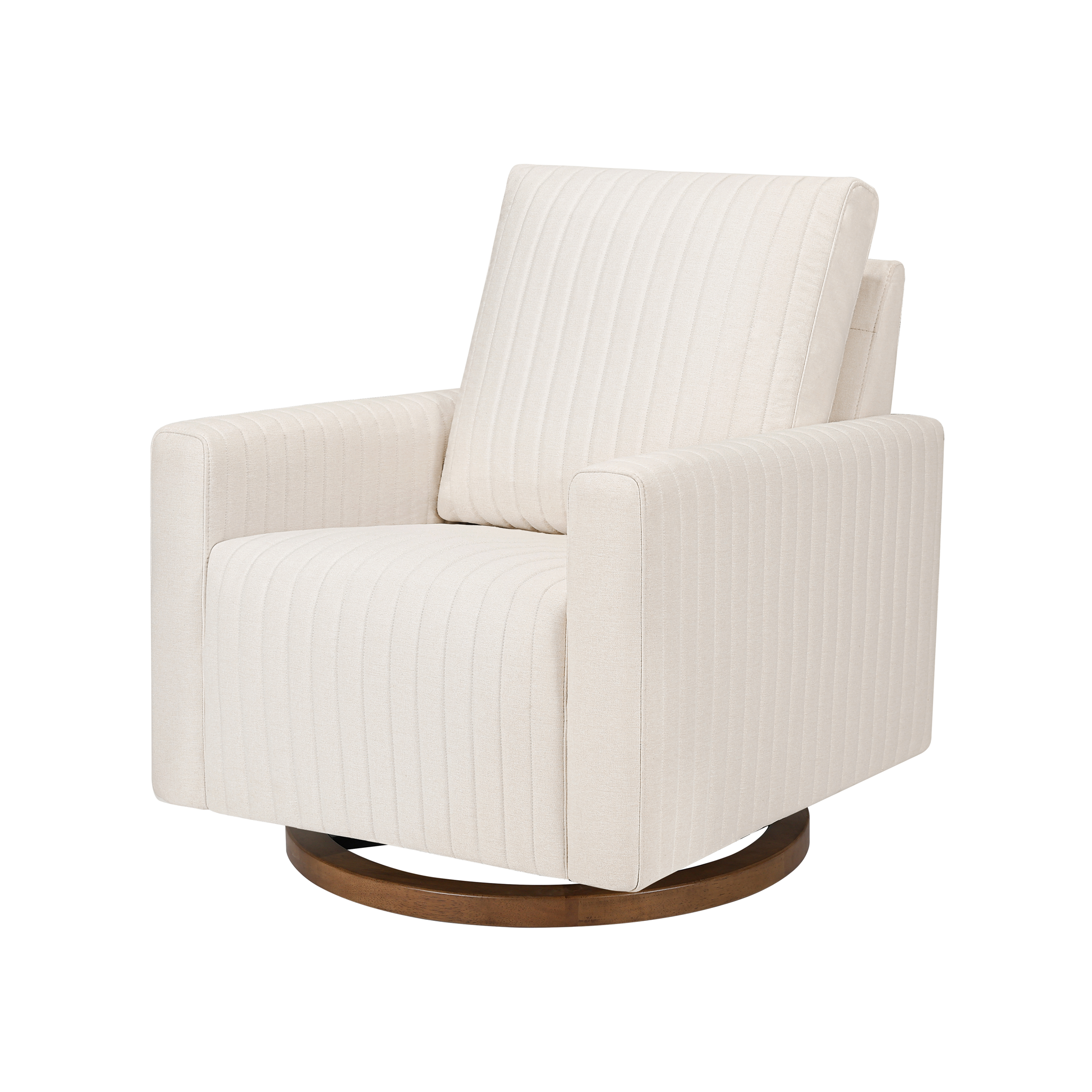 Poe Channeled Swivel Glider - Tots to Teens Furniture