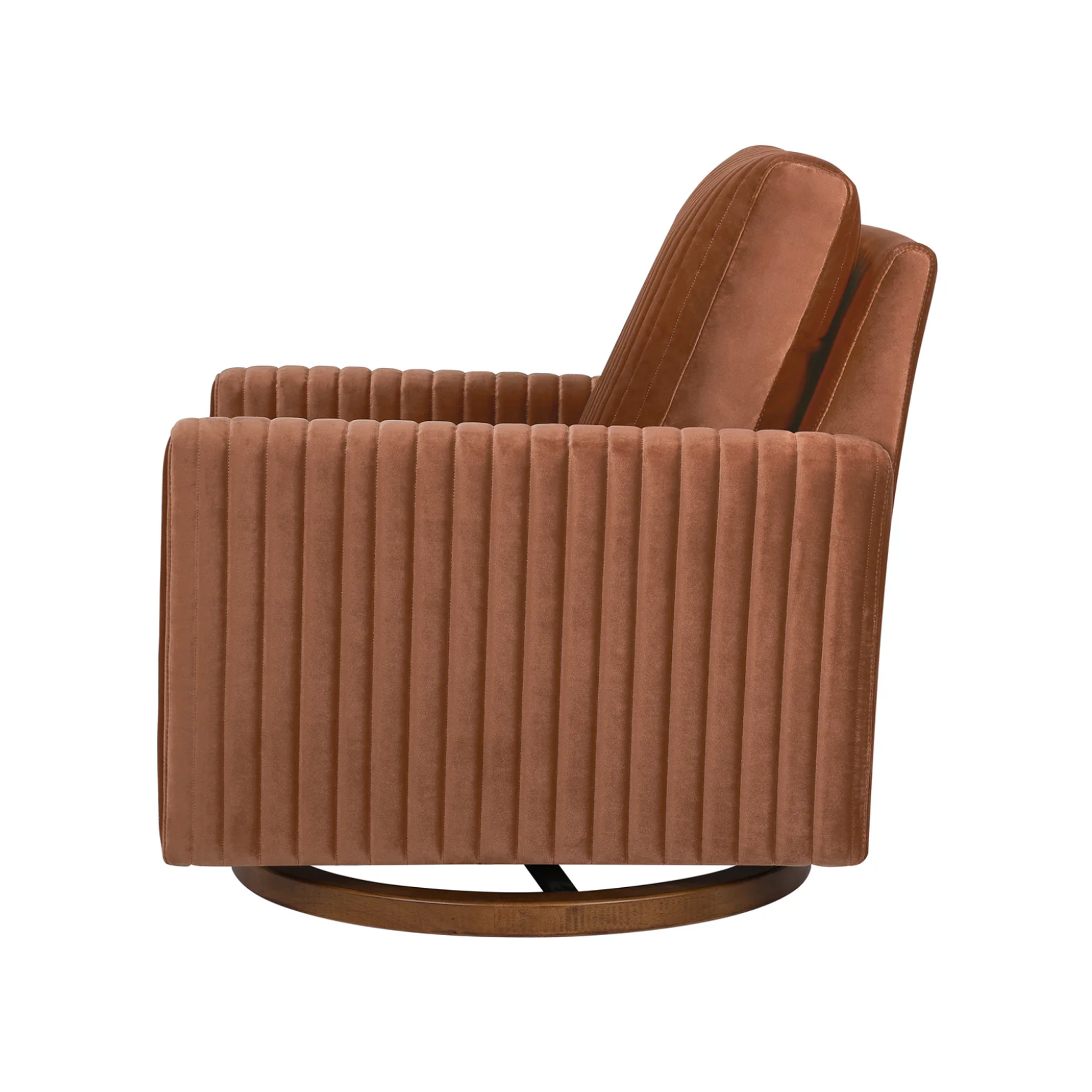 Poe Channeled Swivel Glider - Tots to Teens Furniture