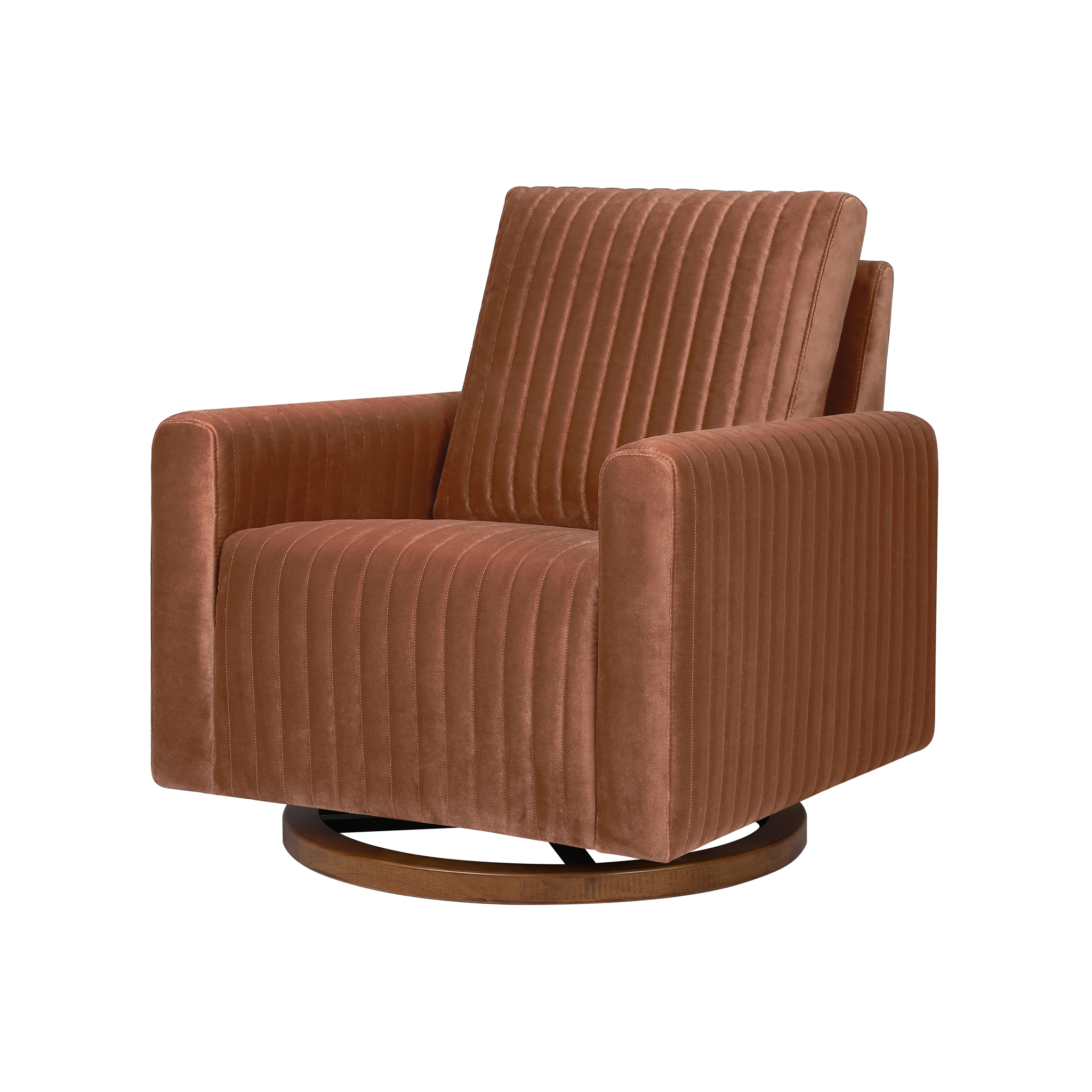 Poe Channeled Swivel Glider - Tots to Teens Furniture