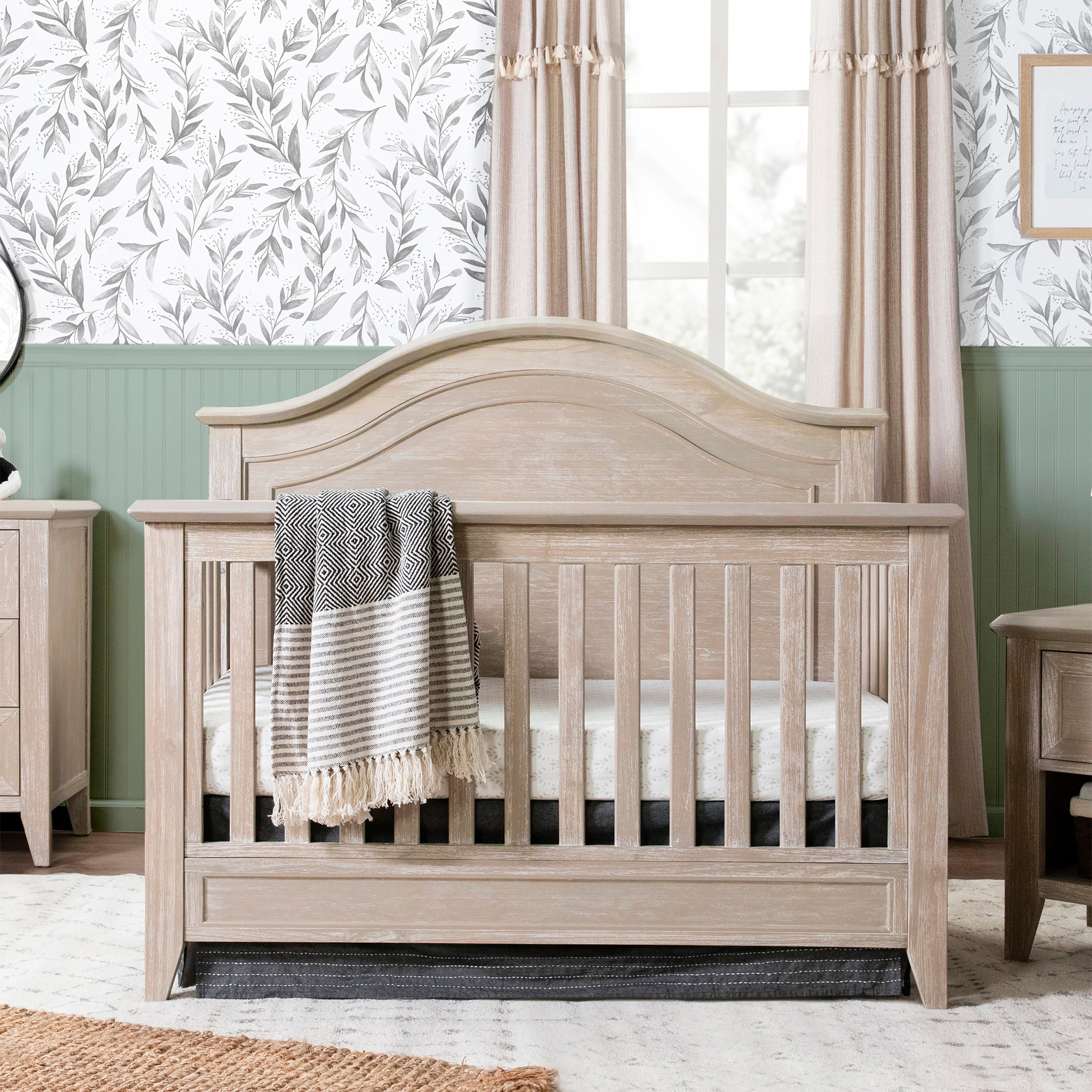 Beckett 4-in-1 Curve Top Convertible Crib - Tots to Teens Furniture