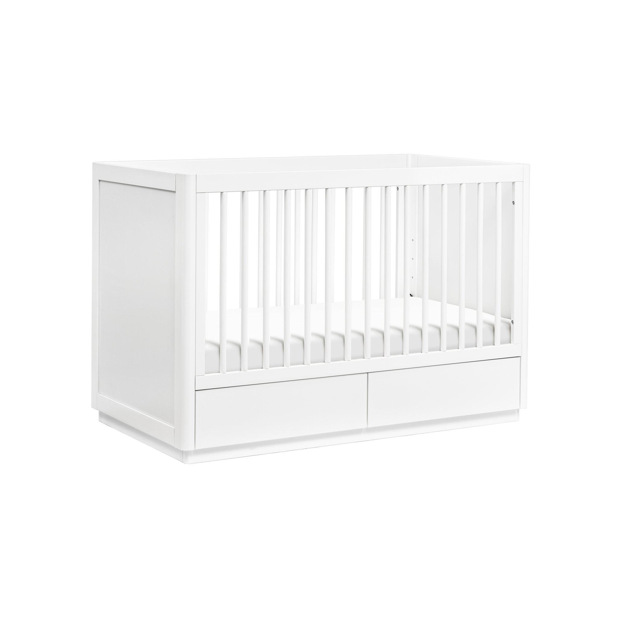 Bento 3-in-1 Convertible Storage Crib w/Toddler Bed Conversion Kit - Tots to Teens Furniture