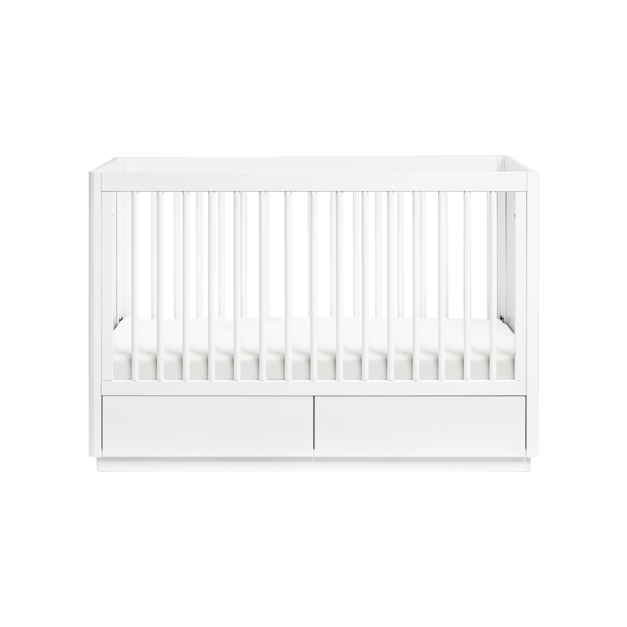 Bento 3-in-1 Convertible Storage Crib w/Toddler Bed Conversion Kit - Tots to Teens Furniture