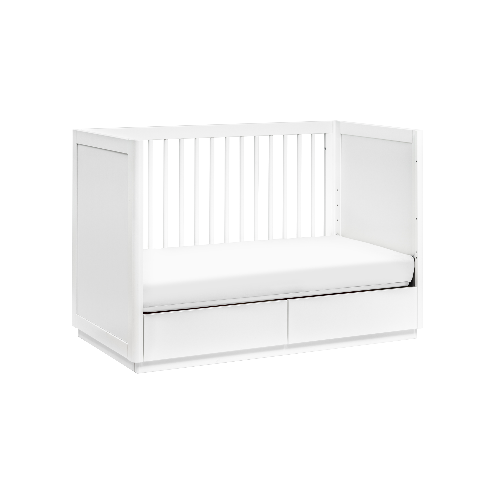 Bento 3-in-1 Convertible Storage Crib w/Toddler Bed Conversion Kit - Tots to Teens Furniture