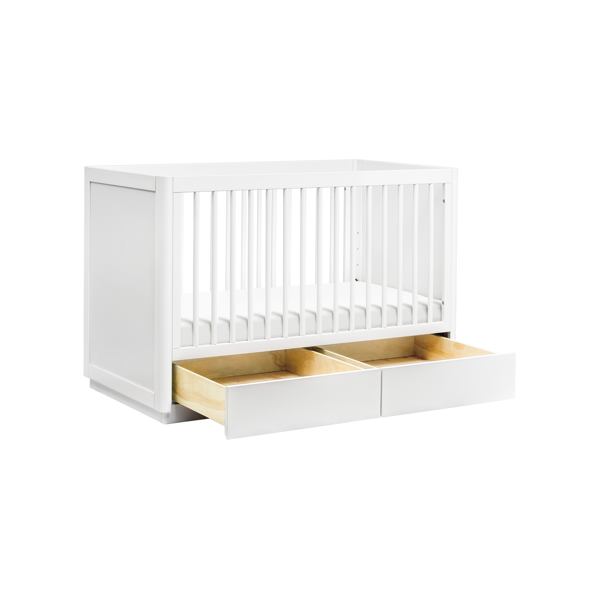 Bento 3-in-1 Convertible Storage Crib w/Toddler Bed Conversion Kit - Tots to Teens Furniture