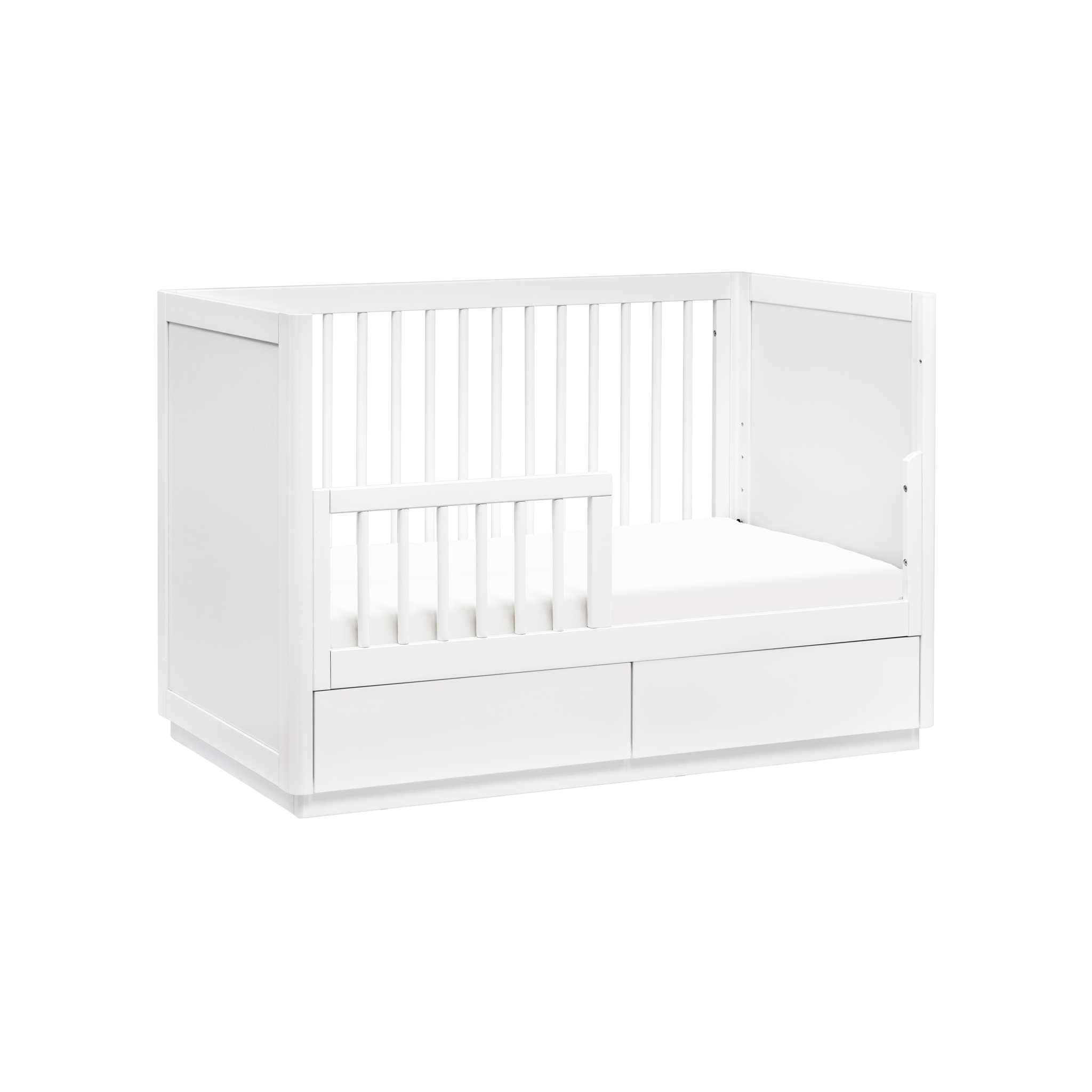 Bento 3-in-1 Convertible Storage Crib w/Toddler Bed Conversion Kit - Tots to Teens Furniture