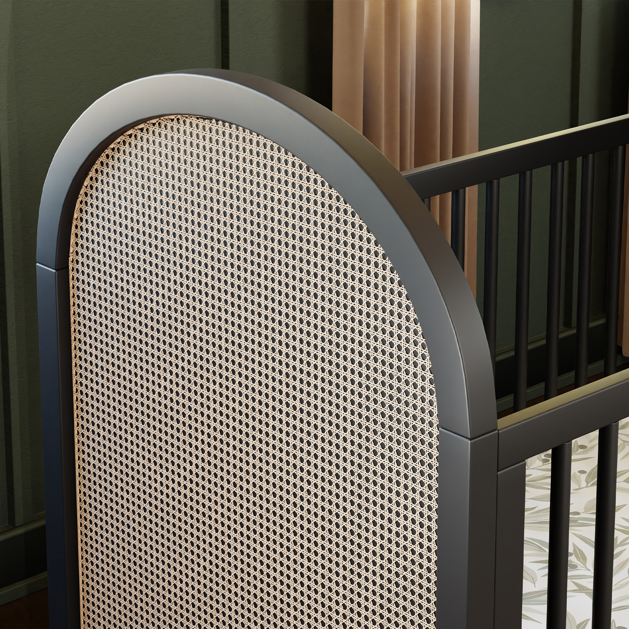 Bondi Cane 3-in-1 Convertible Crib w/ Toddler Bed Kit (Limited Colors Available) - Tots to Teens Furniture