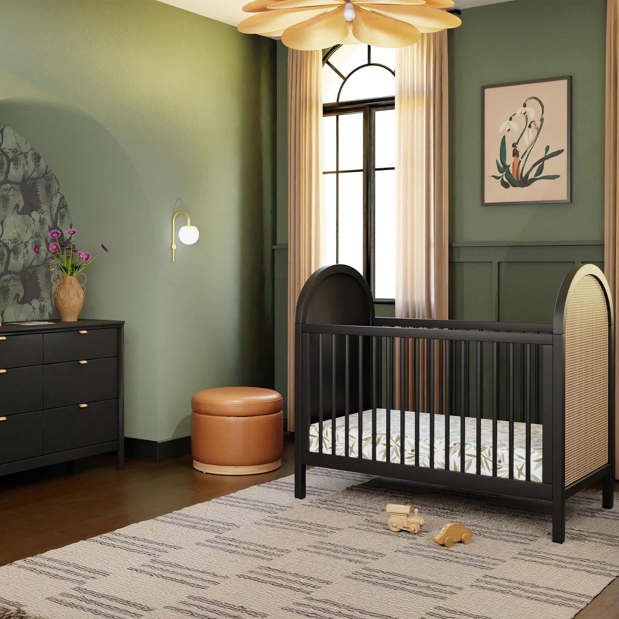 Bondi Cane 3-in-1 Convertible Crib w/ Toddler Bed Kit (Limited Colors Available) - Tots to Teens Furniture