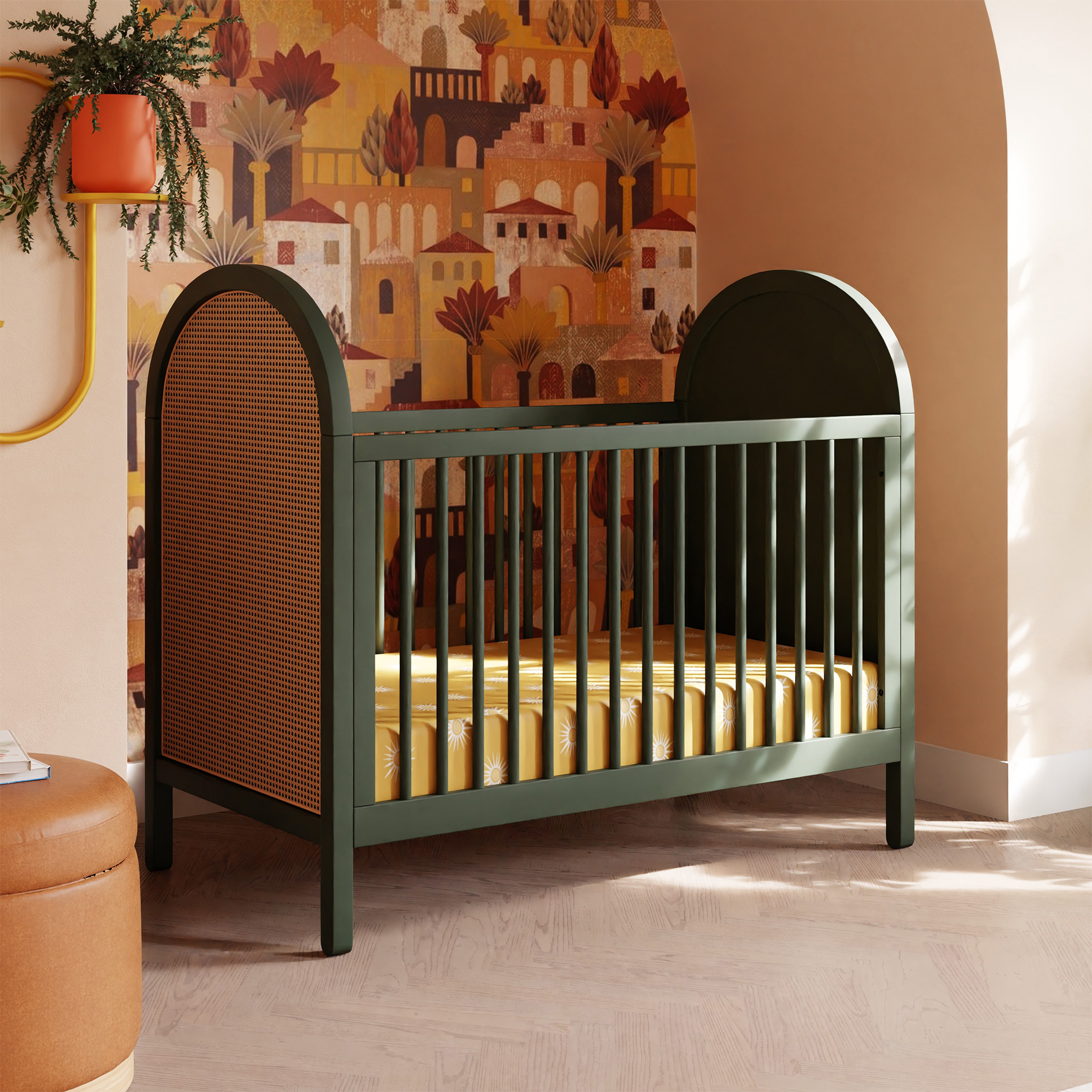 Bondi Cane 3-in-1 Convertible Crib w/ Toddler Bed Kit (Limited Colors Available) - Tots to Teens Furniture