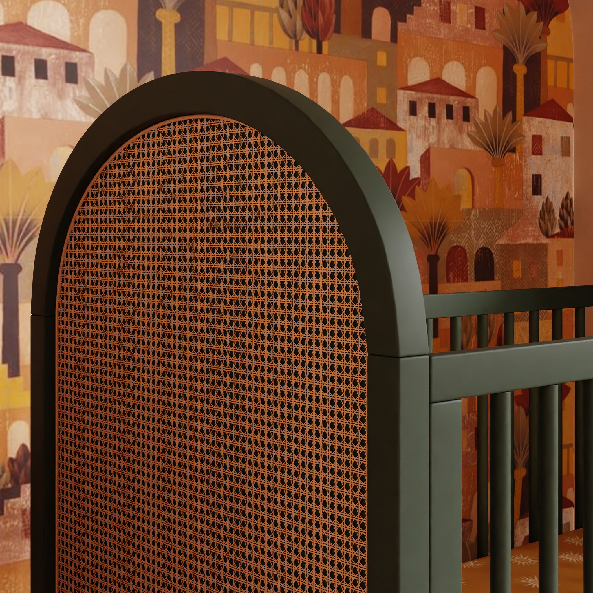 Bondi Cane 3-in-1 Convertible Crib w/ Toddler Bed Kit (Limited Colors Available) - Tots to Teens Furniture