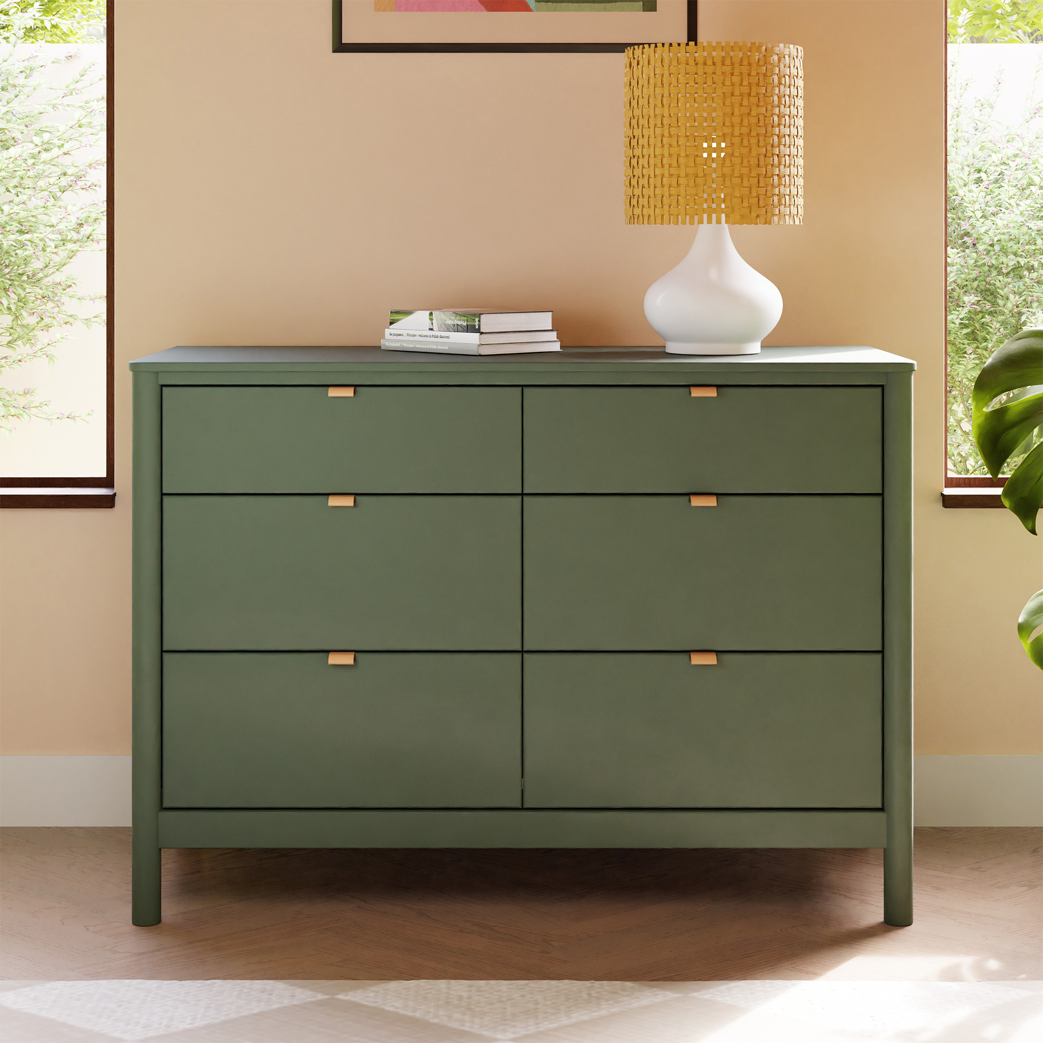 Bondi 6-Drawer Assembled Dresser (Limited Colors Available) - Tots to Teens Furniture