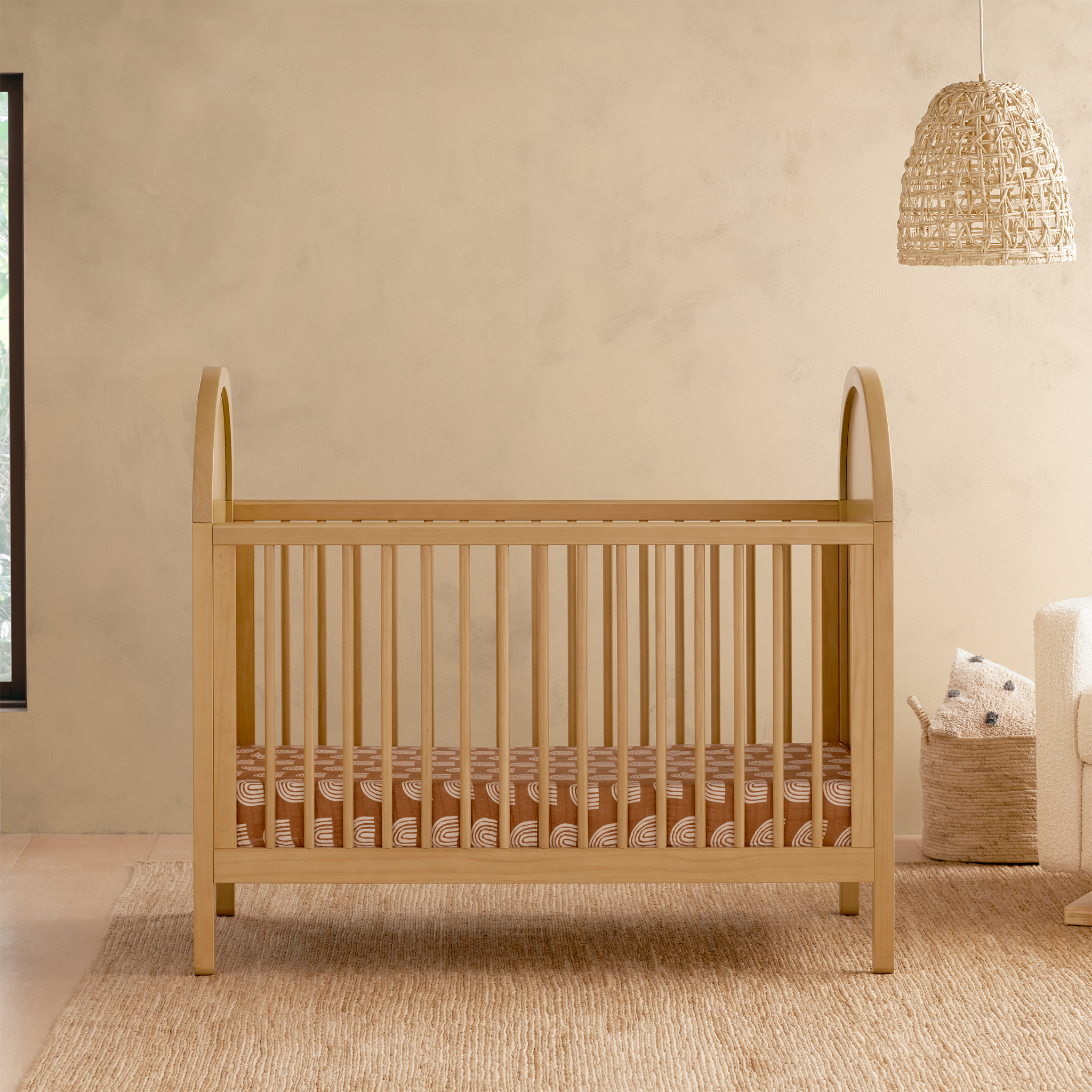 Bondi Cane 3-in-1 Convertible Crib w/ Toddler Bed Kit (Limited Colors Available) - Tots to Teens Furniture