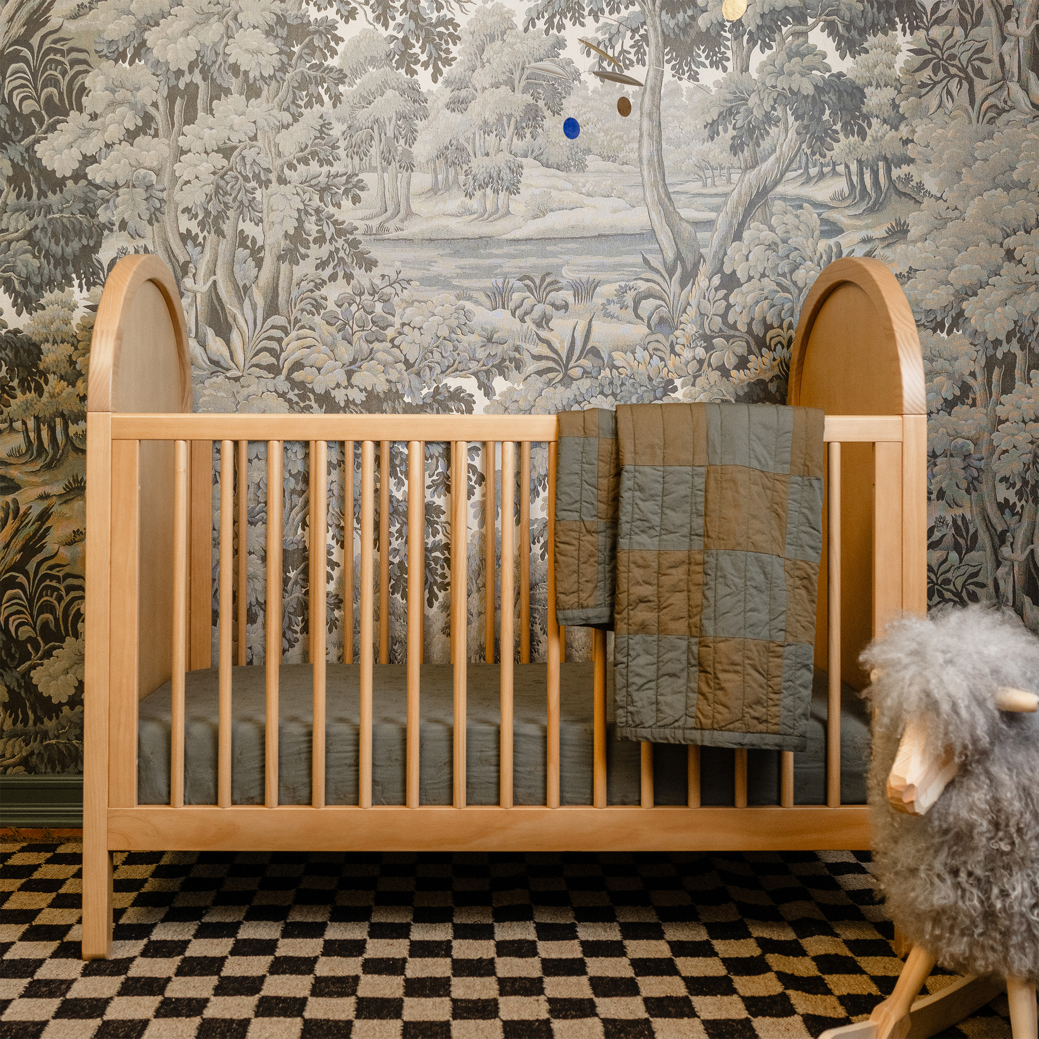 Bondi Cane 3-in-1 Convertible Crib w/ Toddler Bed Kit (Limited Colors Available) - Tots to Teens Furniture