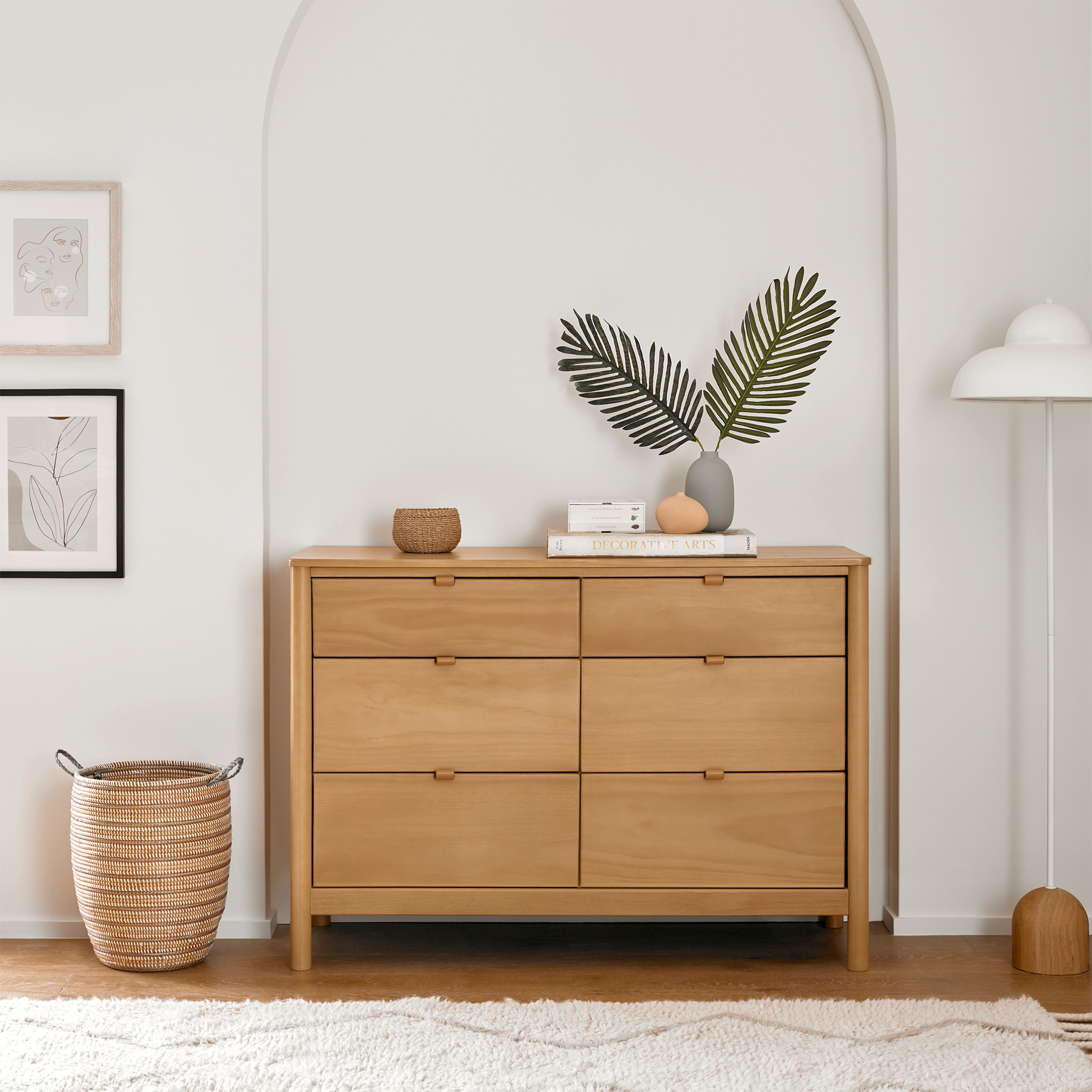 Bondi 6-Drawer Assembled Dresser (Limited Colors Available) - Tots to Teens Furniture