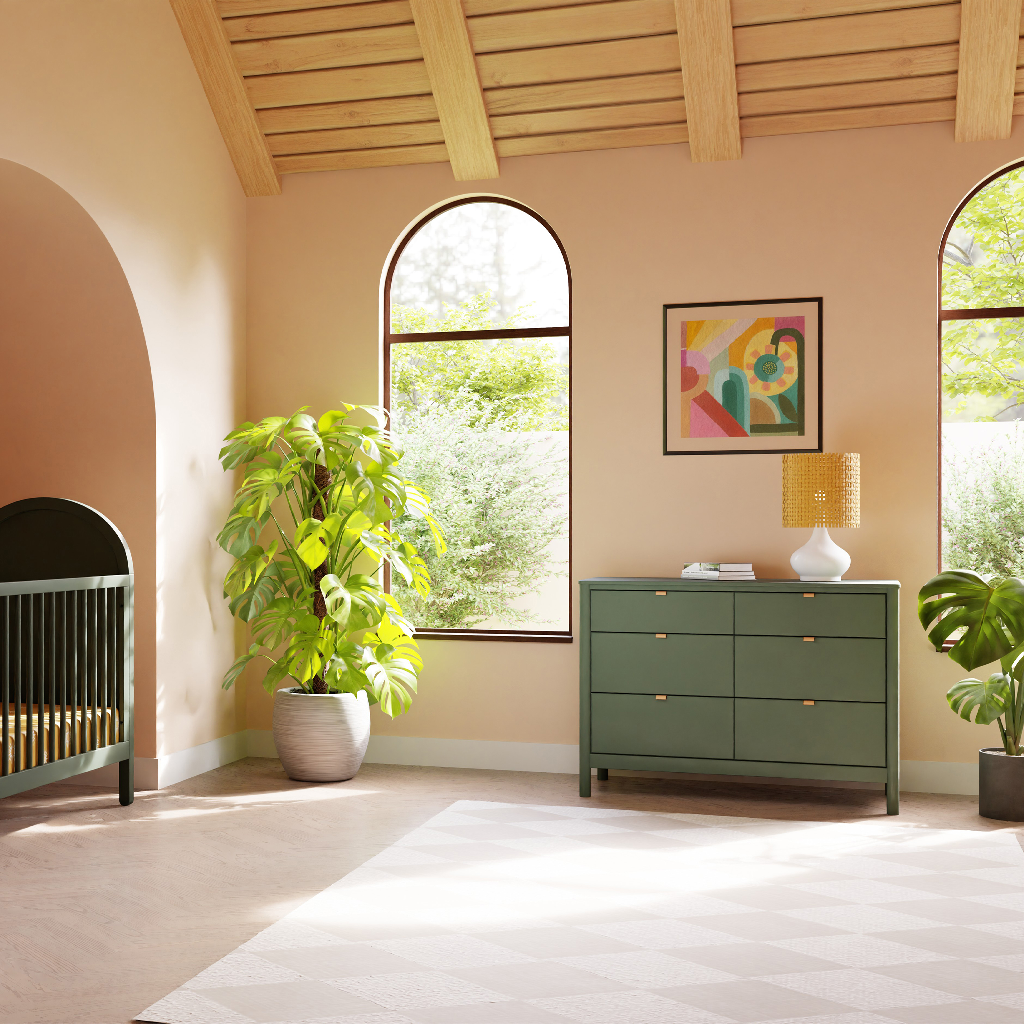 Bondi 6-Drawer Assembled Dresser (Limited Colors Available) - Tots to Teens Furniture