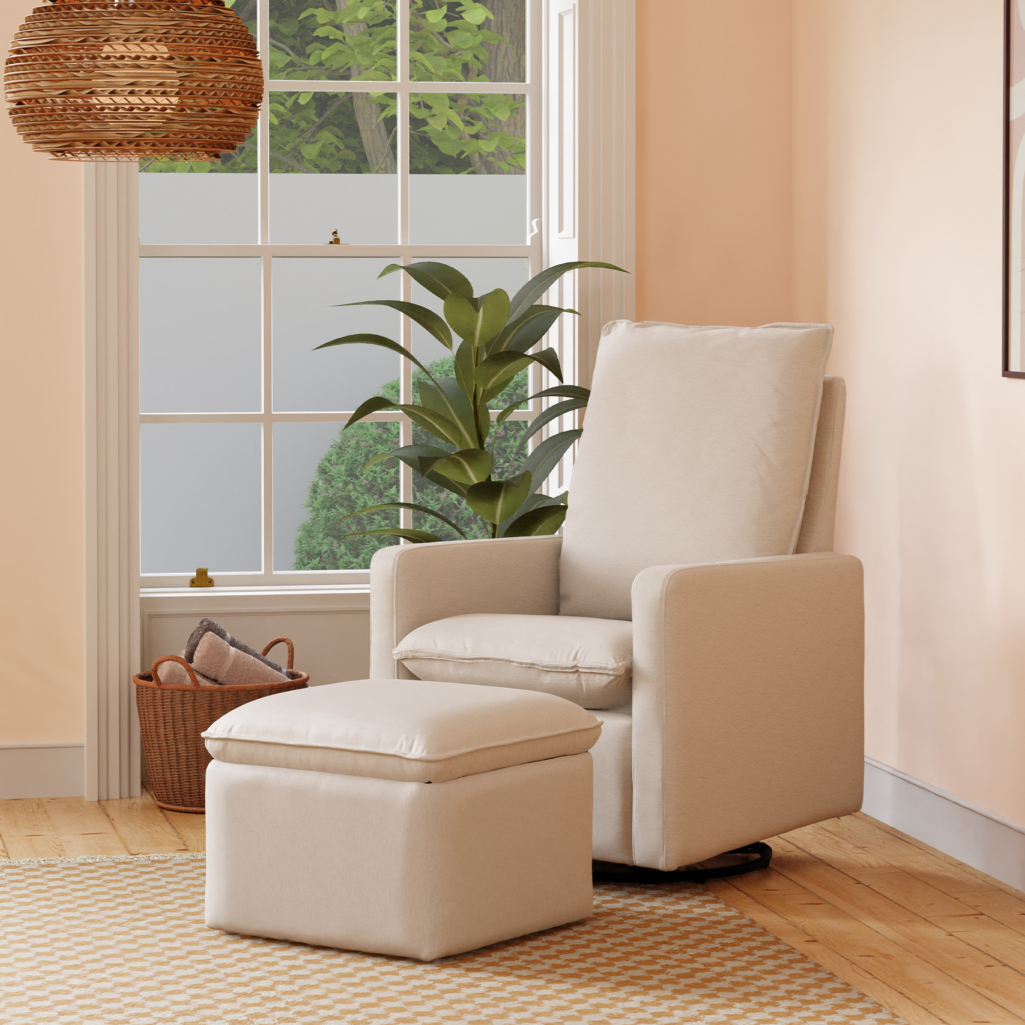 Cali Storage Ottoman - Tots to Teens Furniture