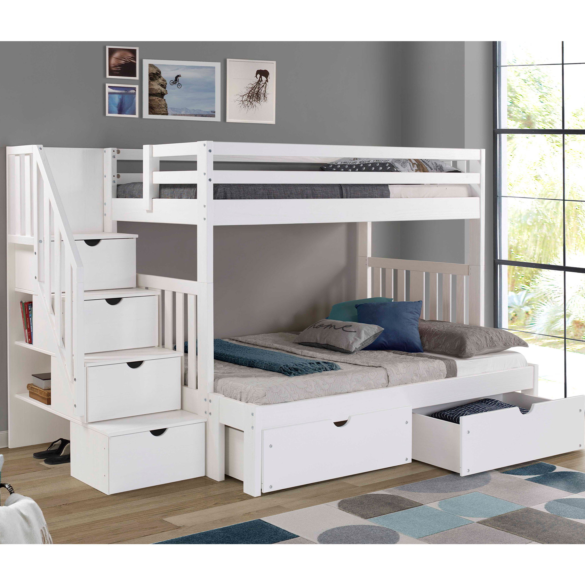 Cambridge Staircase Bunk Bed - Tots to Teens Furniture