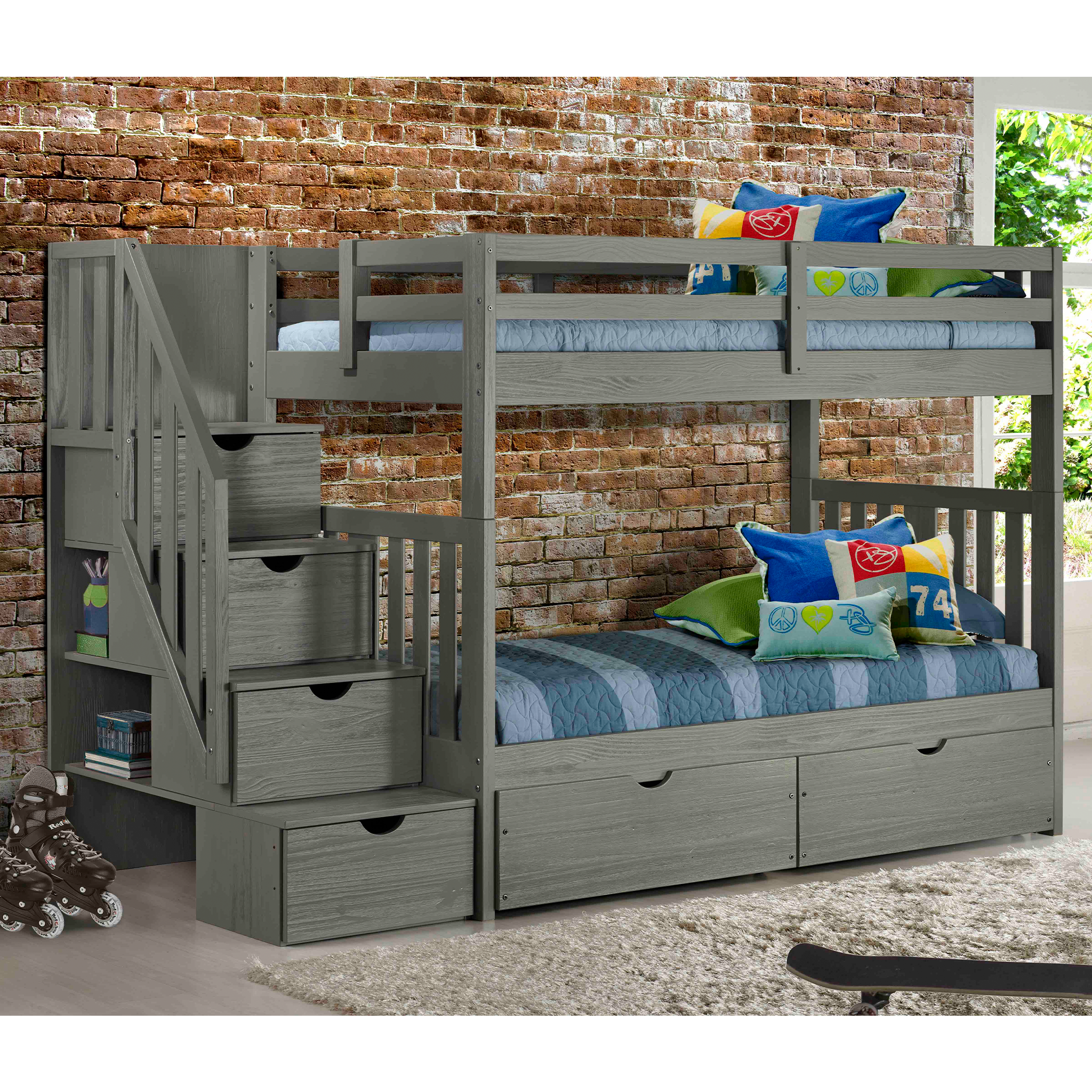 Cambridge Staircase Bunk Bed - Tots to Teens Furniture