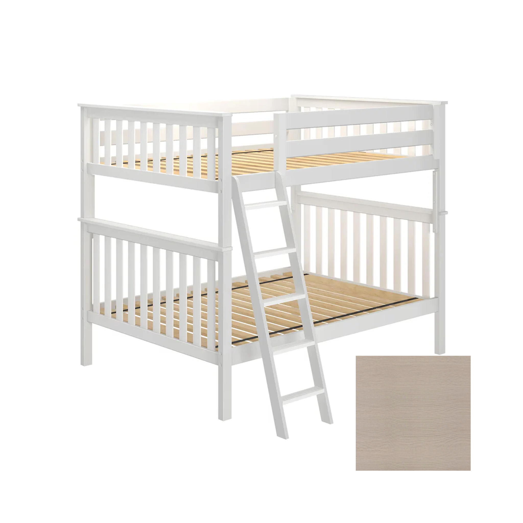 Cambridge 1 - Full/Full Bunk Bed w/Angle Ladder - Tots to Teens Furniture