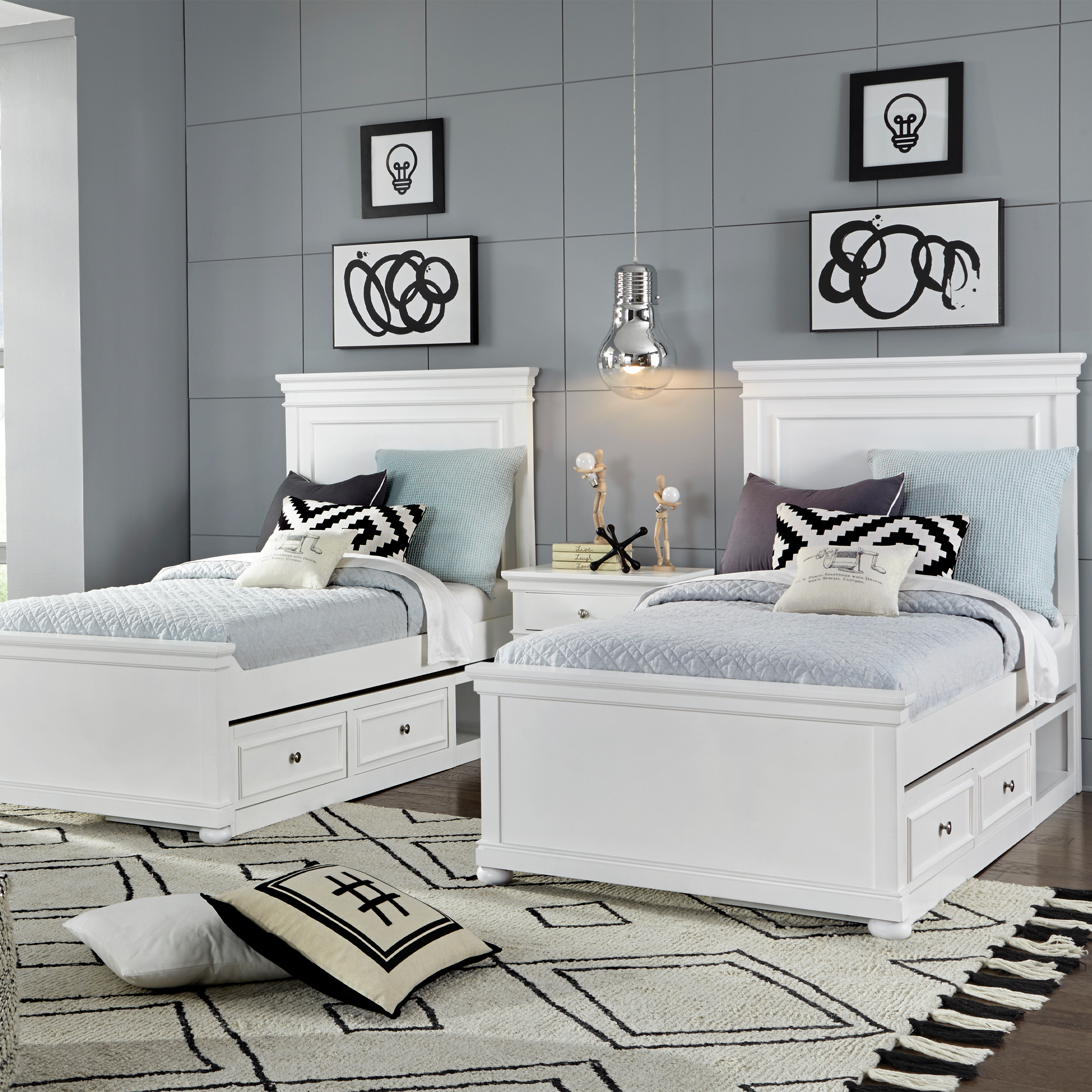 Canterbury Panel Bed - Tots to Teens Furniture