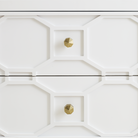 Chelsea 2 Drawer Decorative Lattice Nightstand - Tots to Teens Furniture