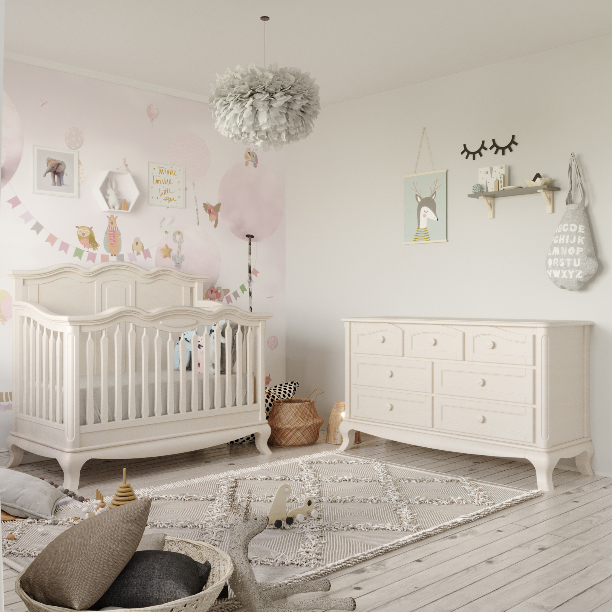 Romina Cleopatra Double Dresser - Tots to Teens Furniture