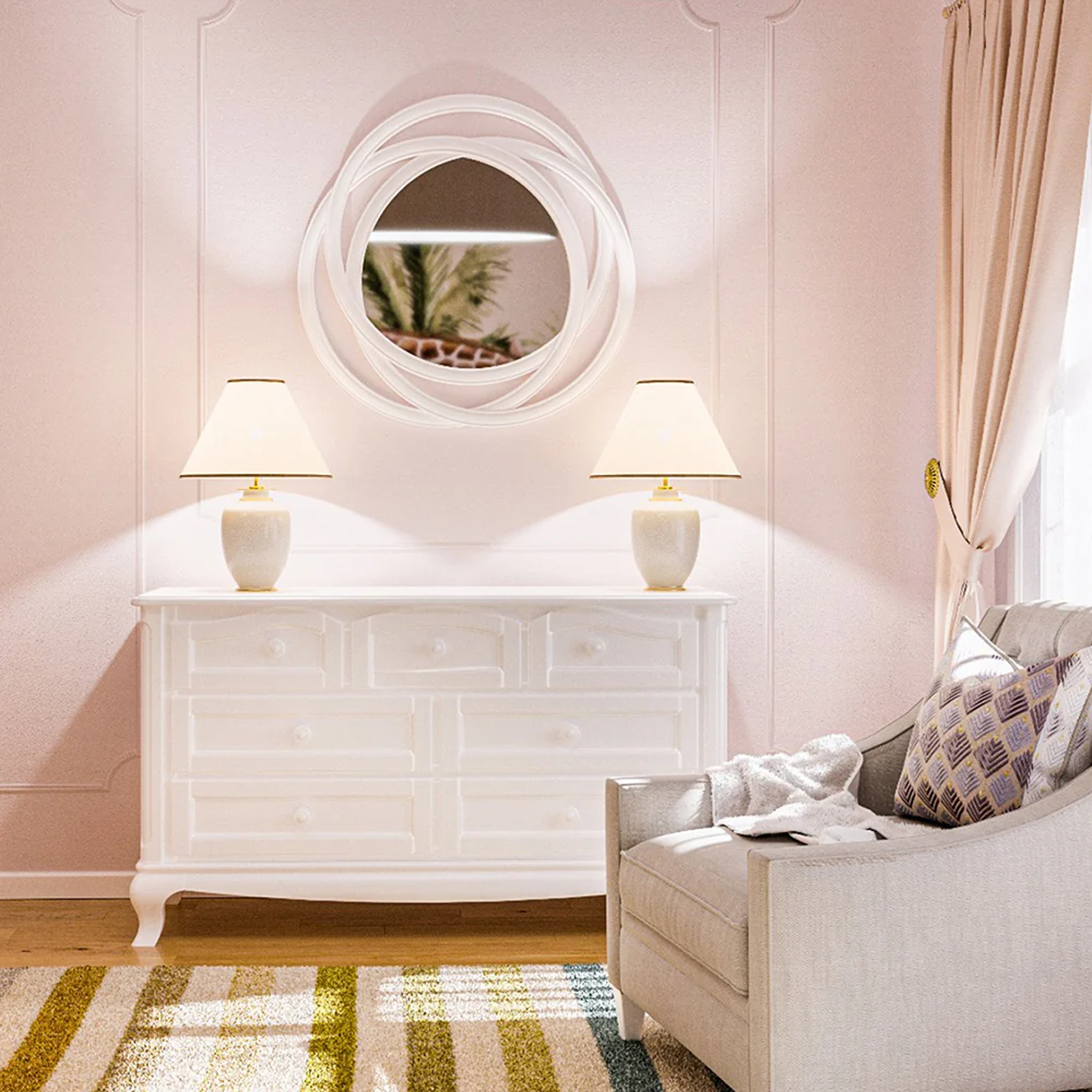 Romina Cleopatra Double Dresser - Tots to Teens Furniture