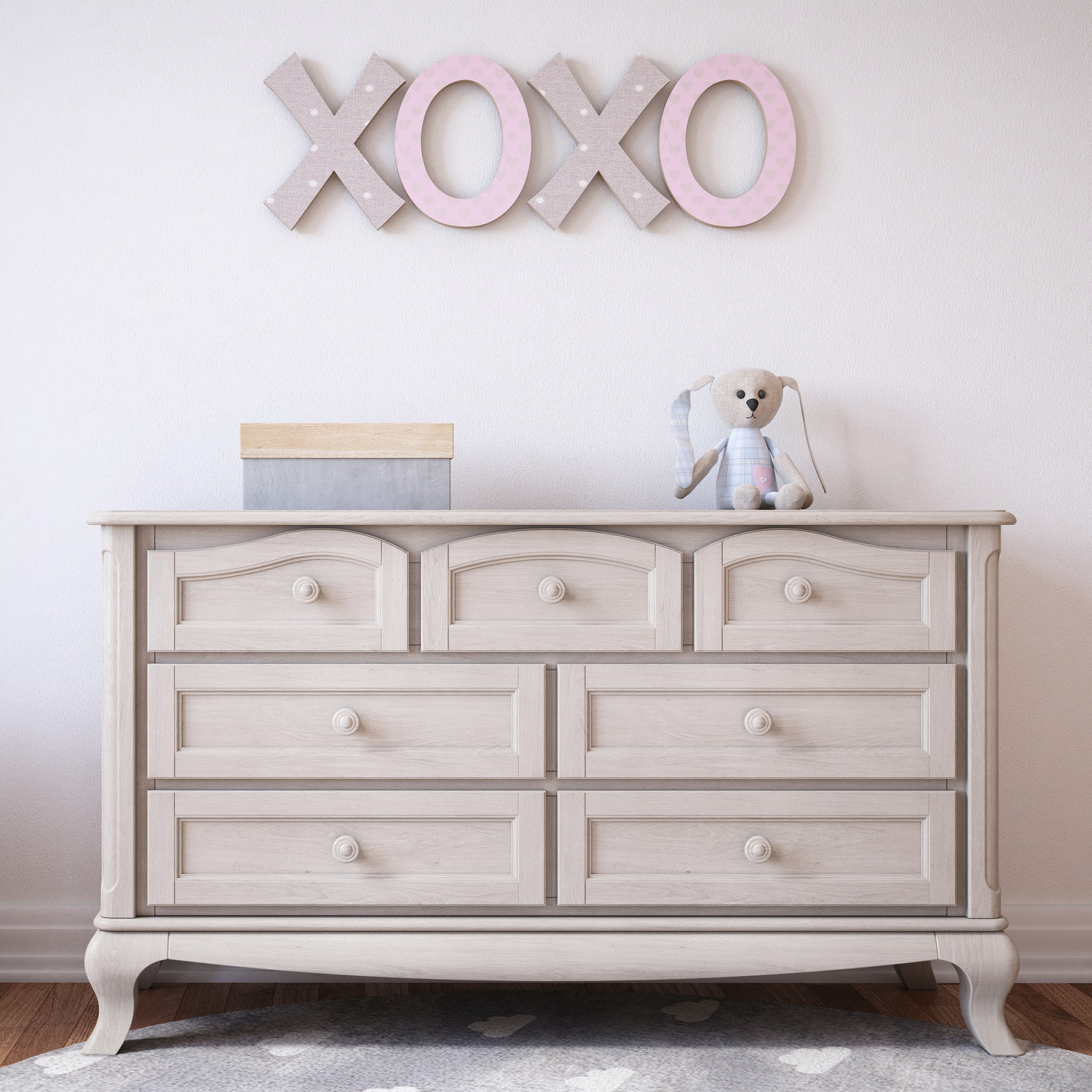 Romina Cleopatra Double Dresser - Tots to Teens Furniture