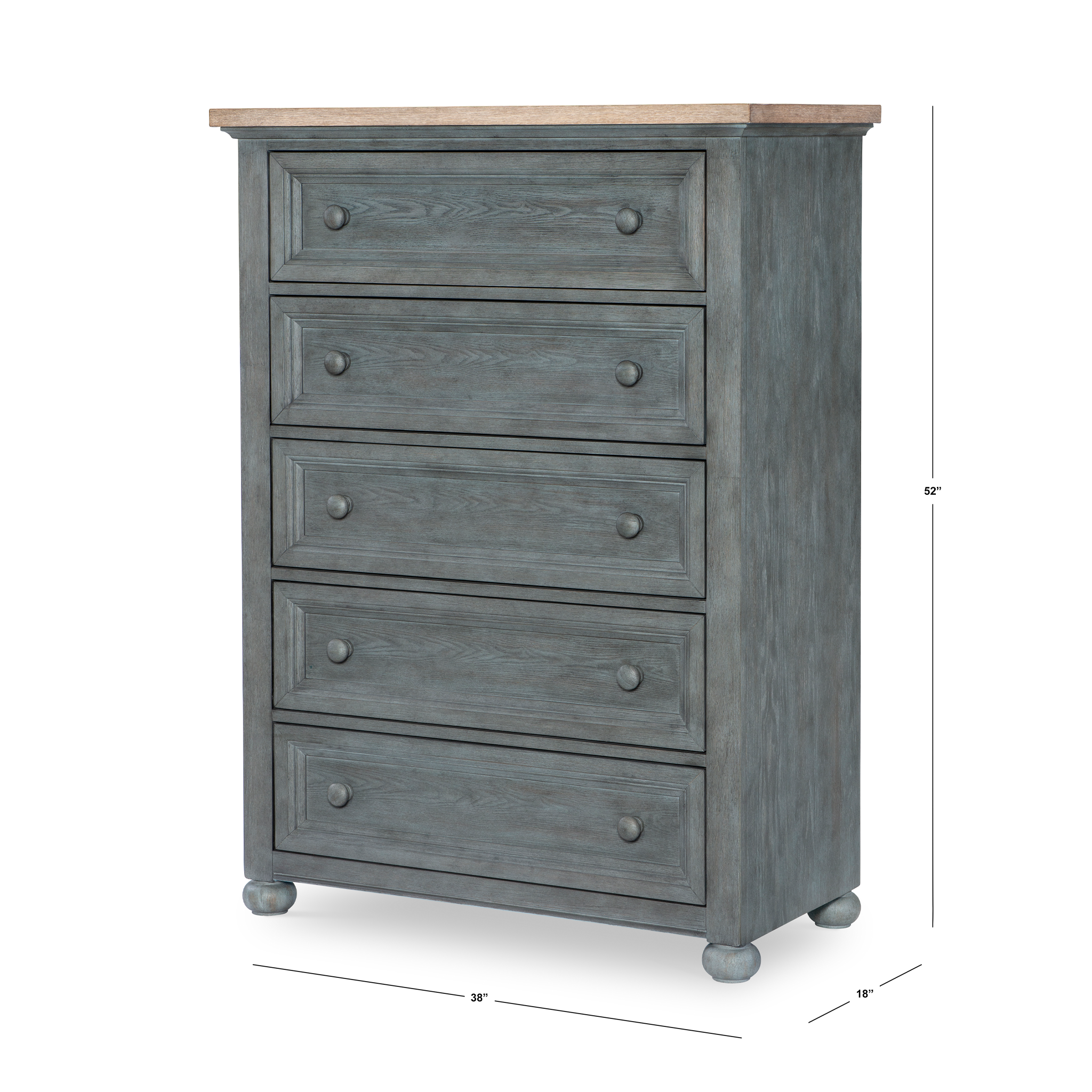 Cone Mills 5 Drawer Chest - Tots to Teens Furniture
