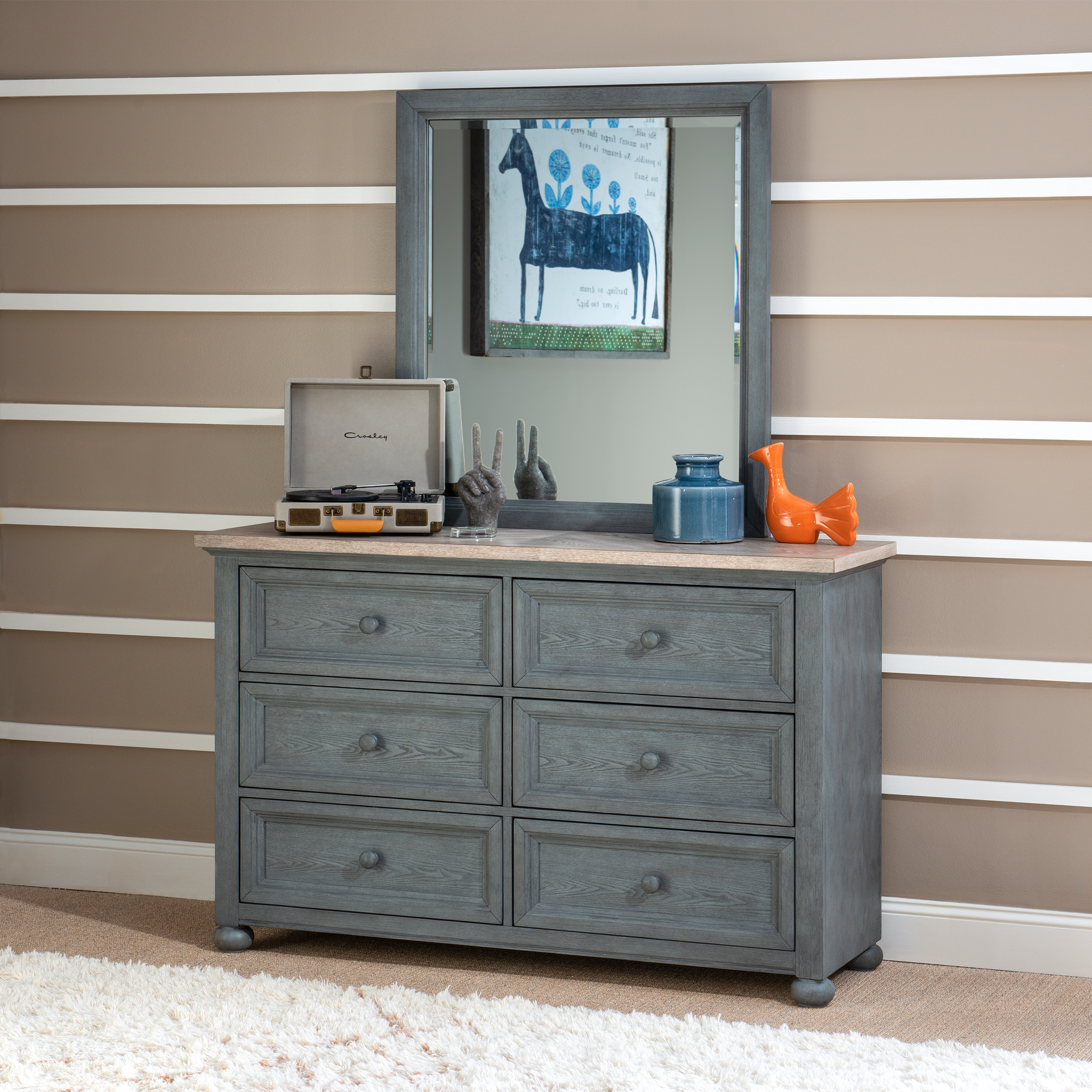 Cone Mills 6 Drawer Dresser - Tots to Teens Furniture