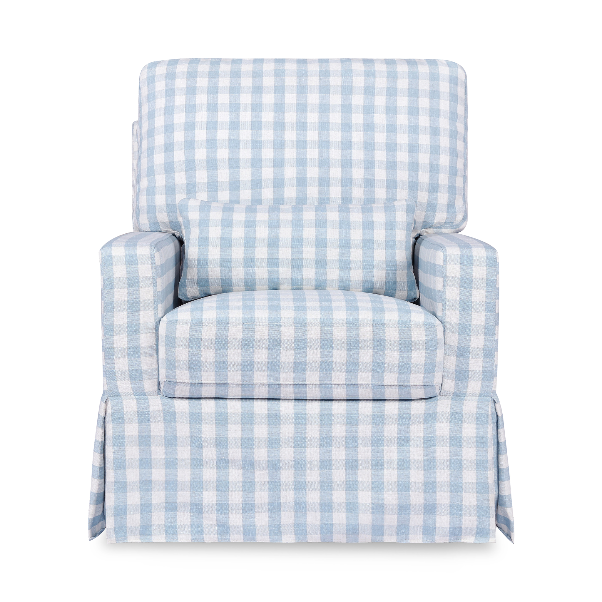 Crawford Pillowback Comfort Swivel Glider - Tots to Teens Furniture