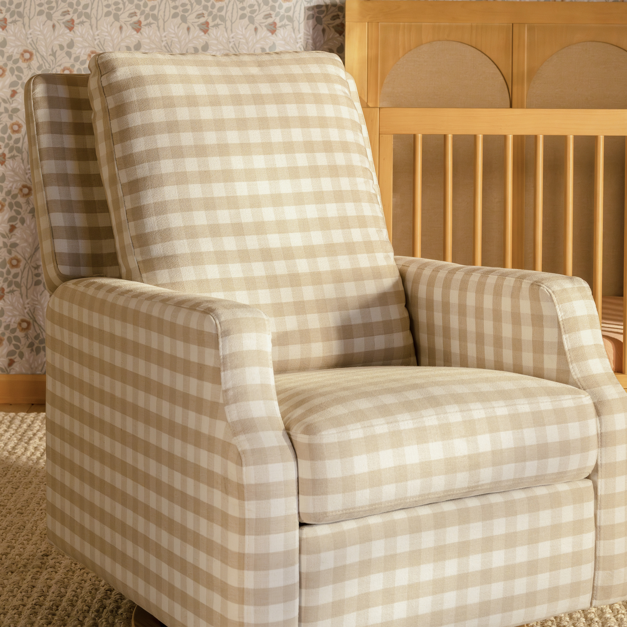 Crewe Swivel Glider Recliner - Tots to Teens Furniture