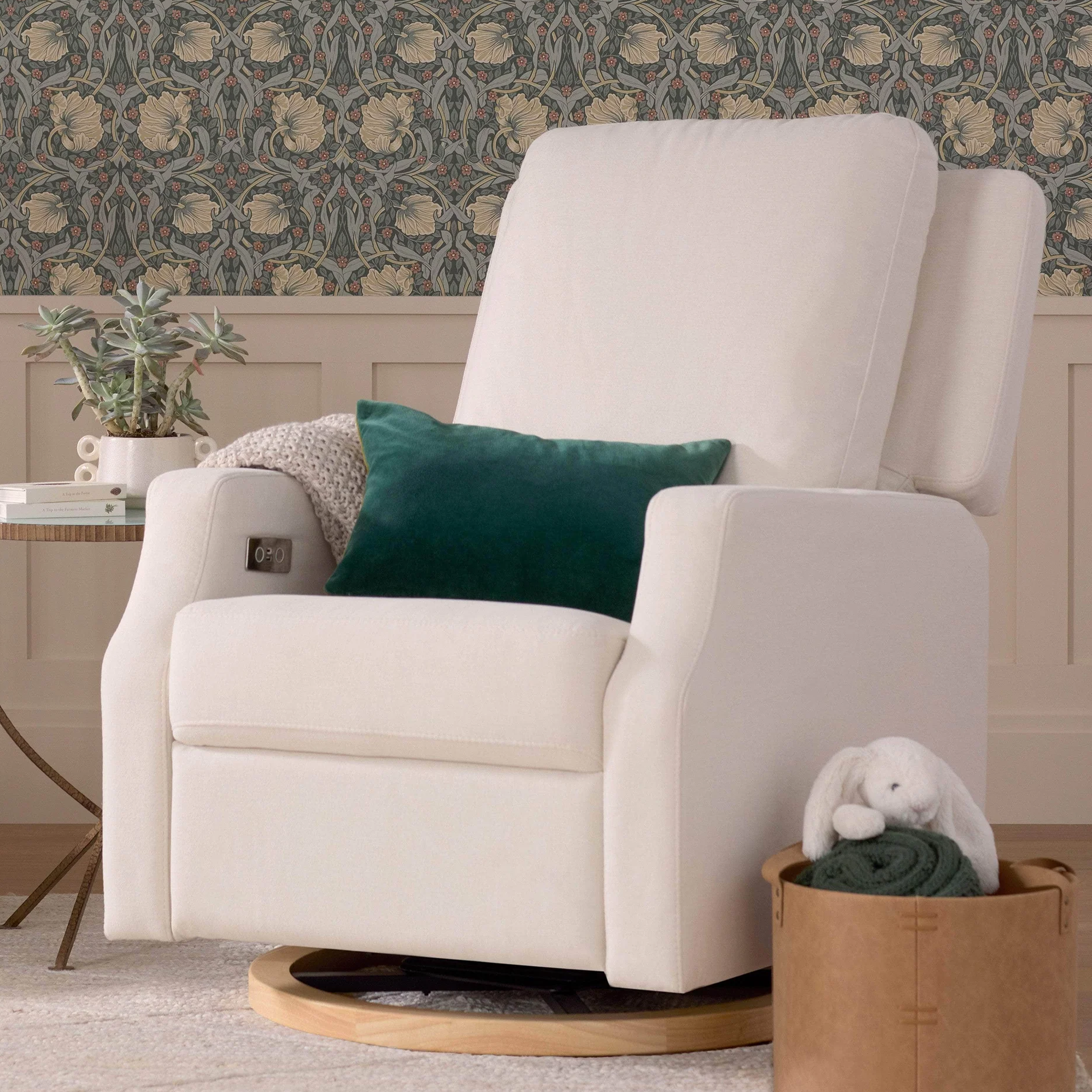 Crewe Power Swivel Glider Recliner - Tots to Teens Furniture